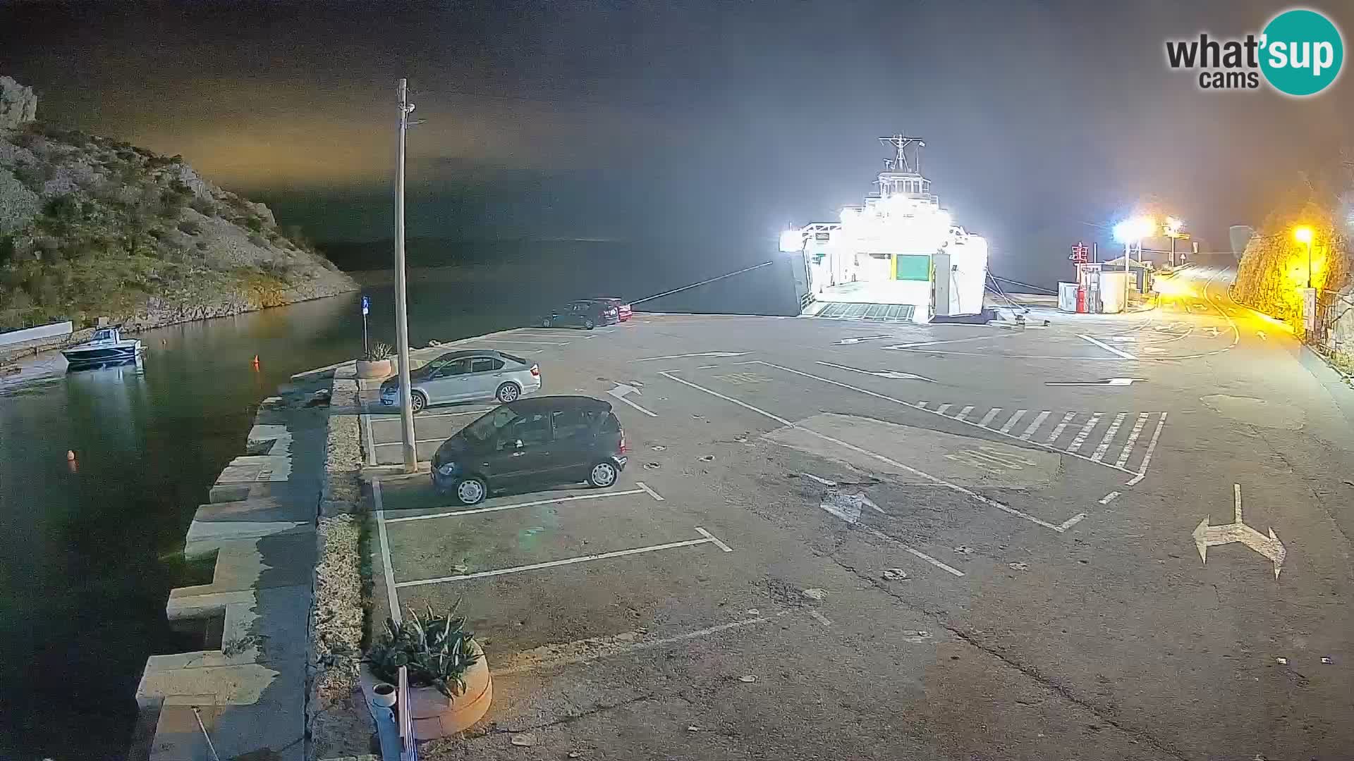 Webcam porto traghetti di Prizna – per l’isola di Pag