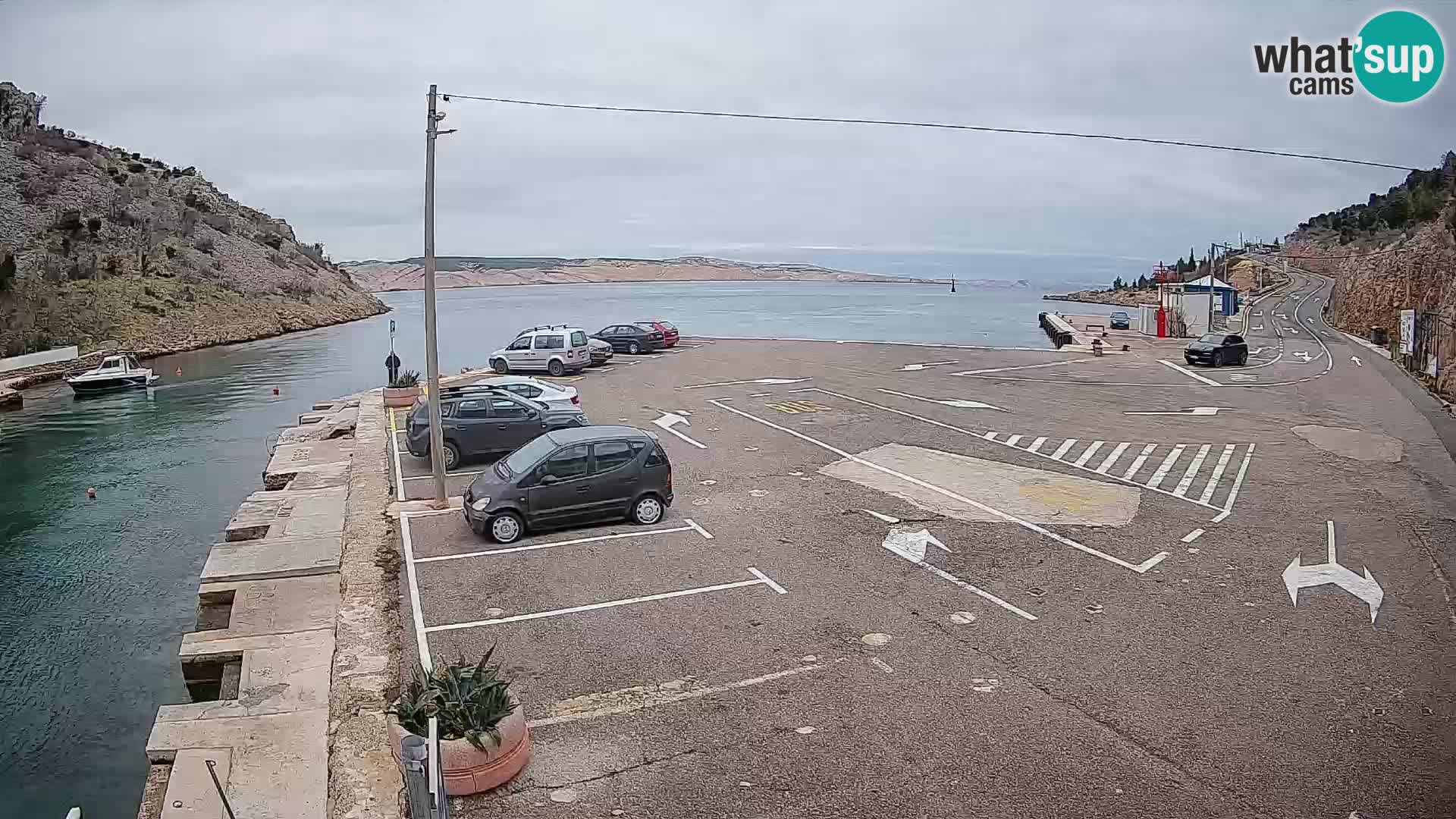 Webcam porto traghetti di Prizna – per l’isola di Pag