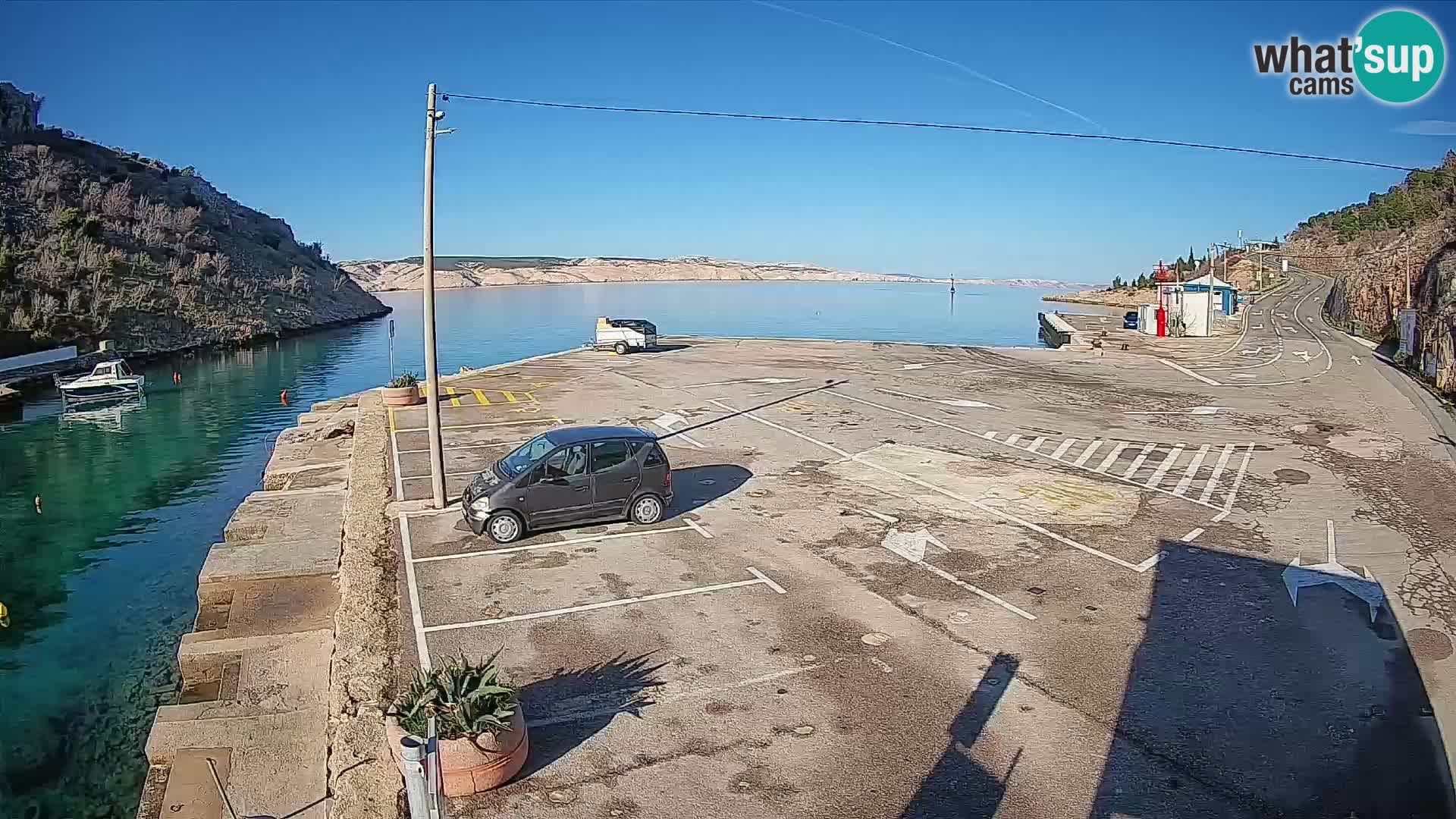 Webcam porto traghetti di Prizna – per l’isola di Pag