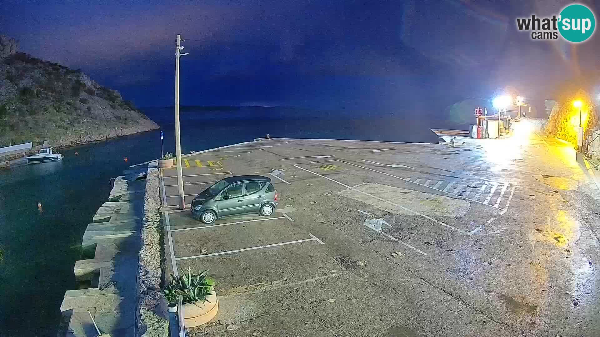 Webcam porto traghetti di Prizna – per l’isola di Pag