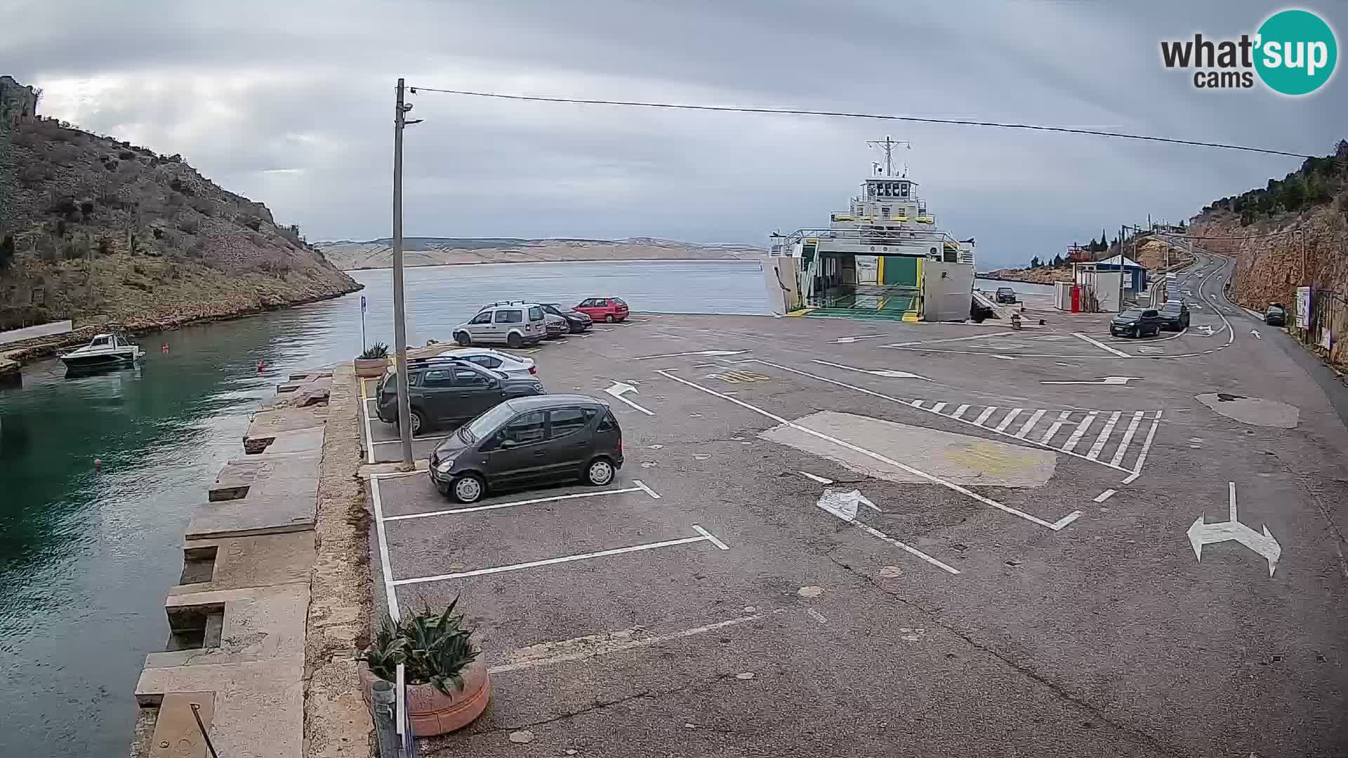 Webcam porto traghetti di Prizna – per l’isola di Pag