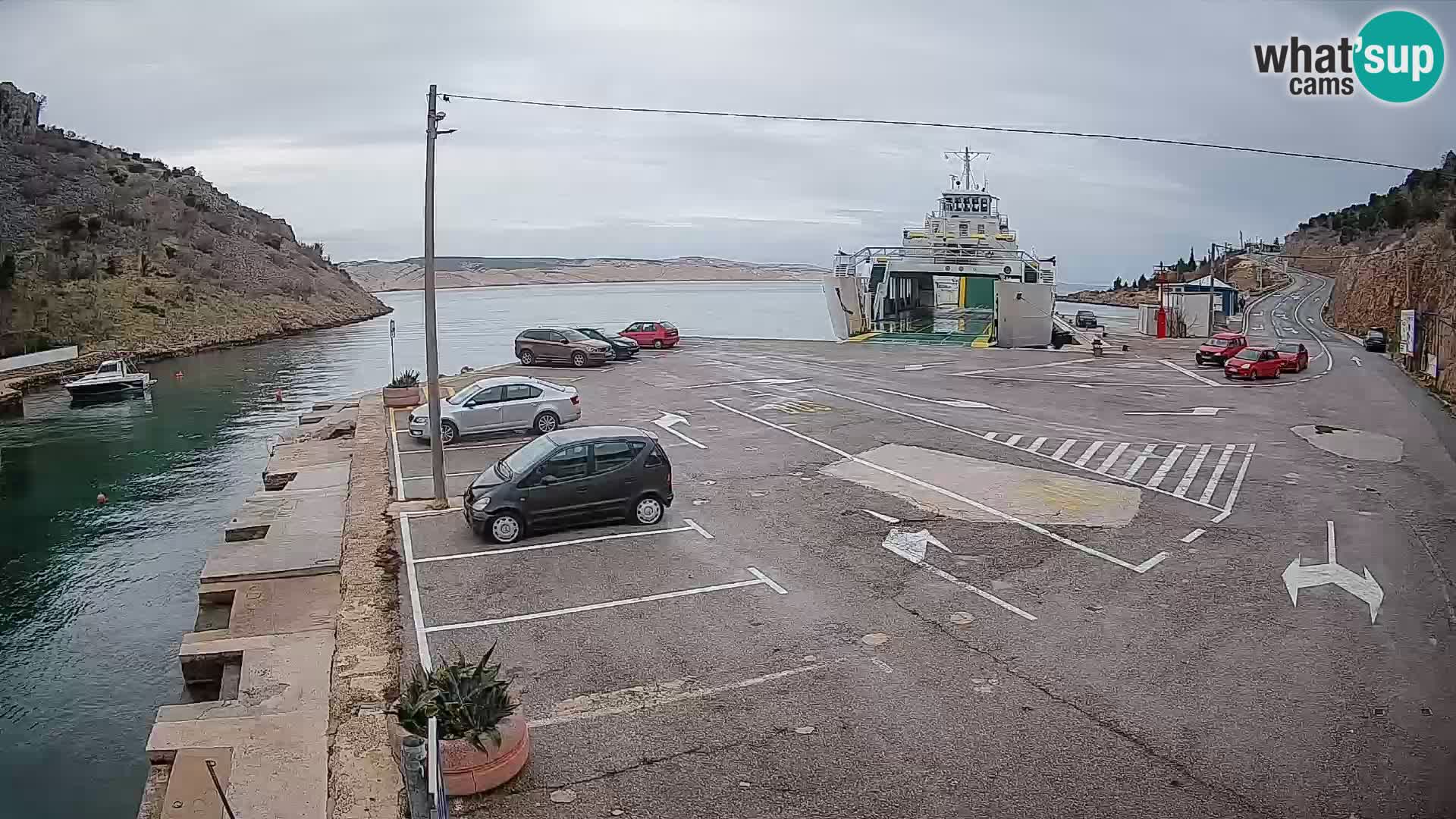 Webcam porto traghetti di Prizna – per l’isola di Pag