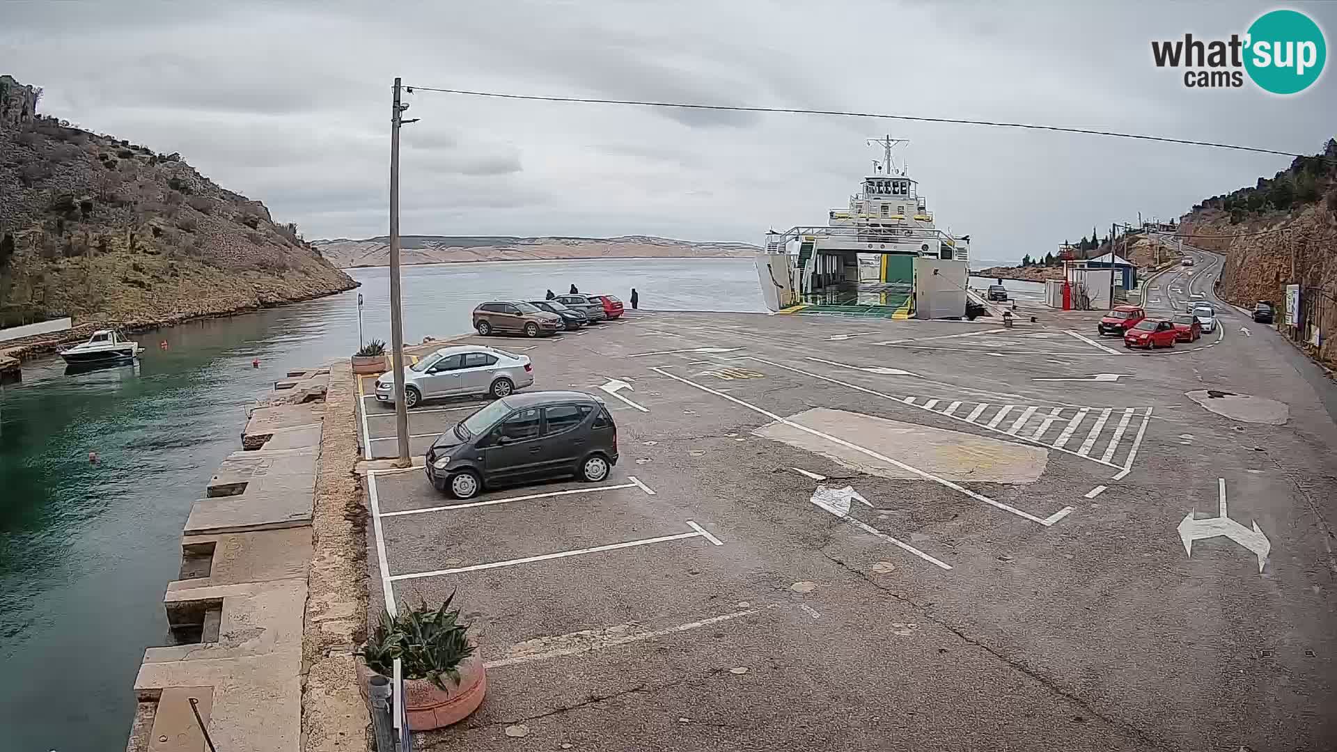 Webcam porto traghetti di Prizna – per l’isola di Pag