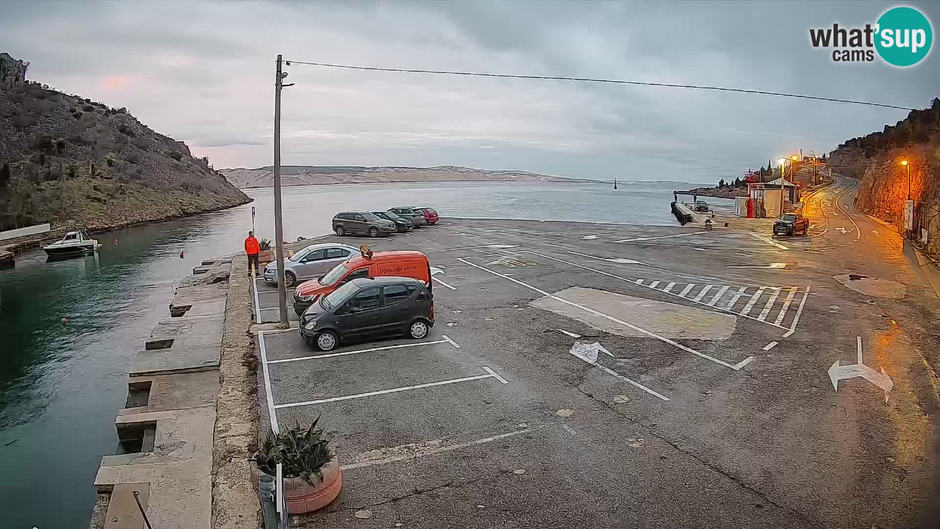 Webcam porto traghetti di Prizna – per l’isola di Pag