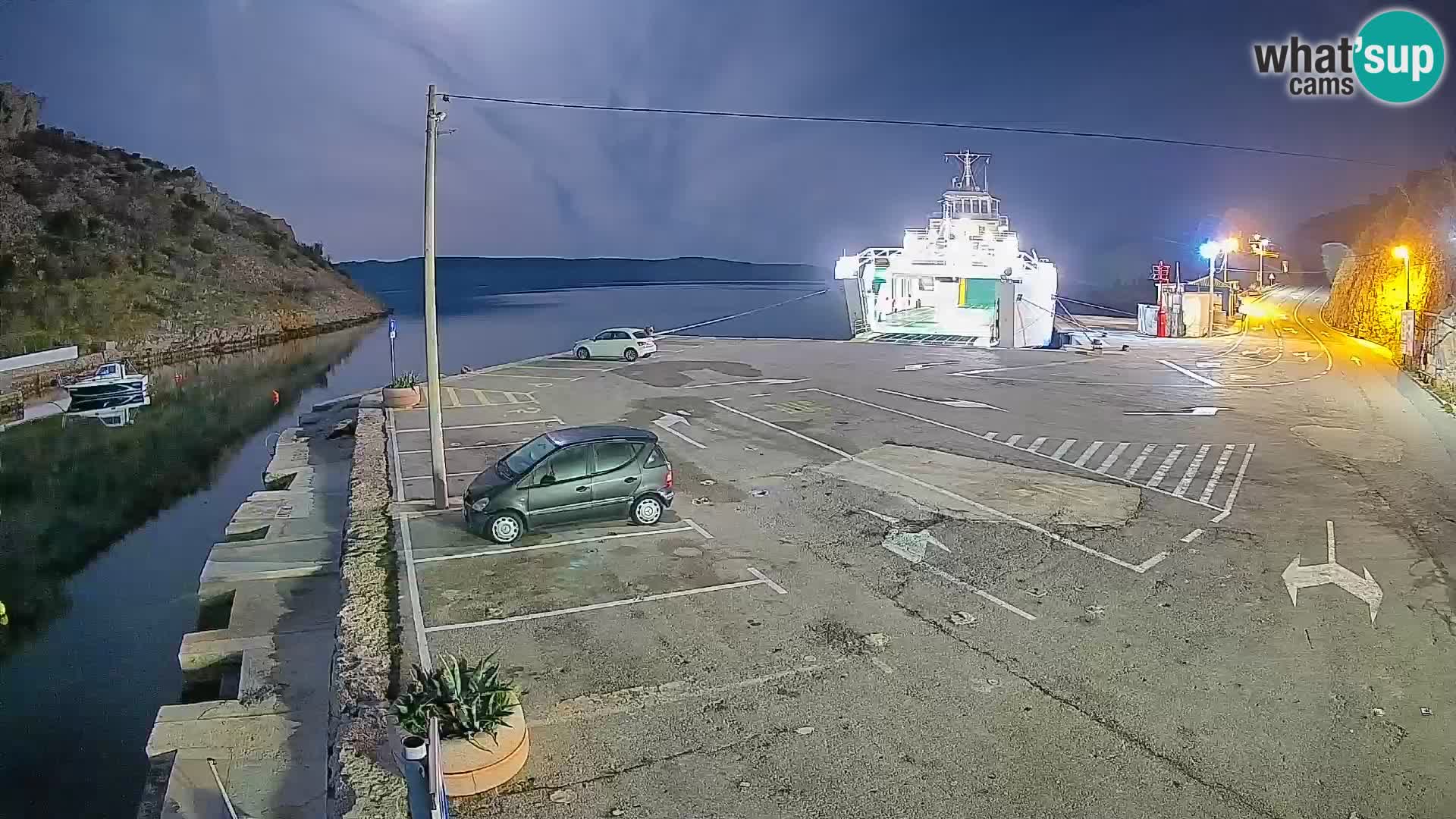 Webcam porto traghetti di Prizna – per l’isola di Pag