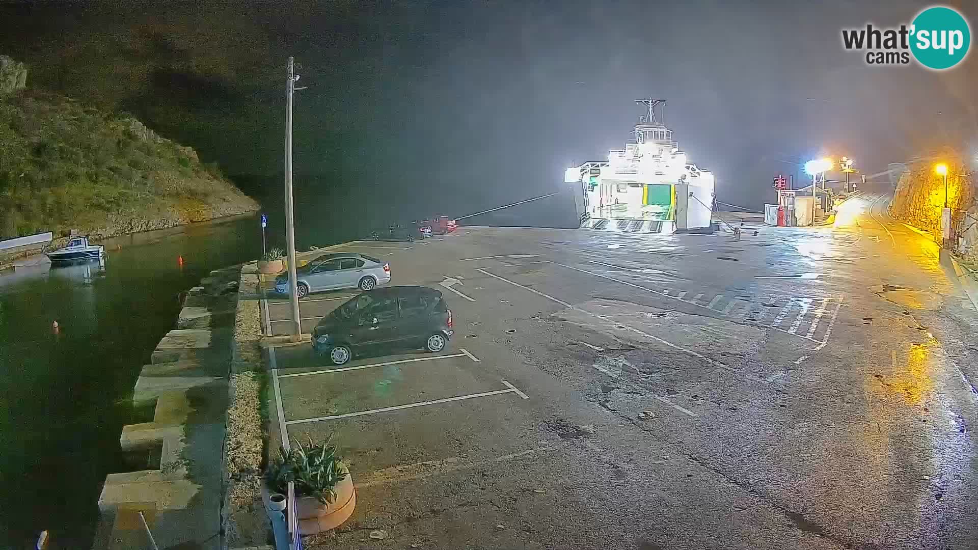 Webcam porto traghetti di Prizna – per l’isola di Pag