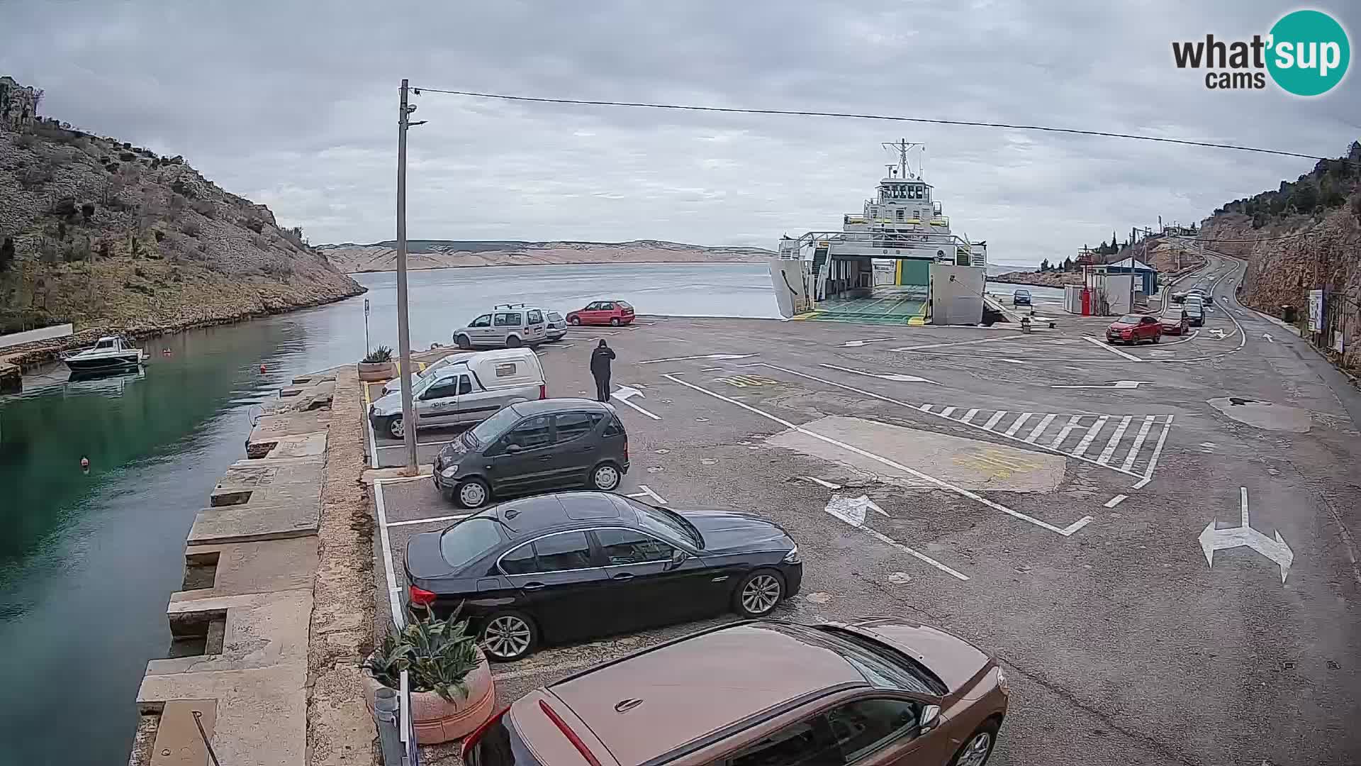 Webcam porto traghetti di Prizna – per l’isola di Pag