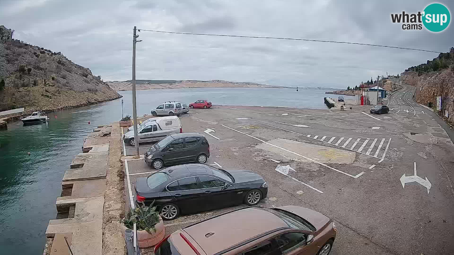 Webcam porto traghetti di Prizna – per l’isola di Pag
