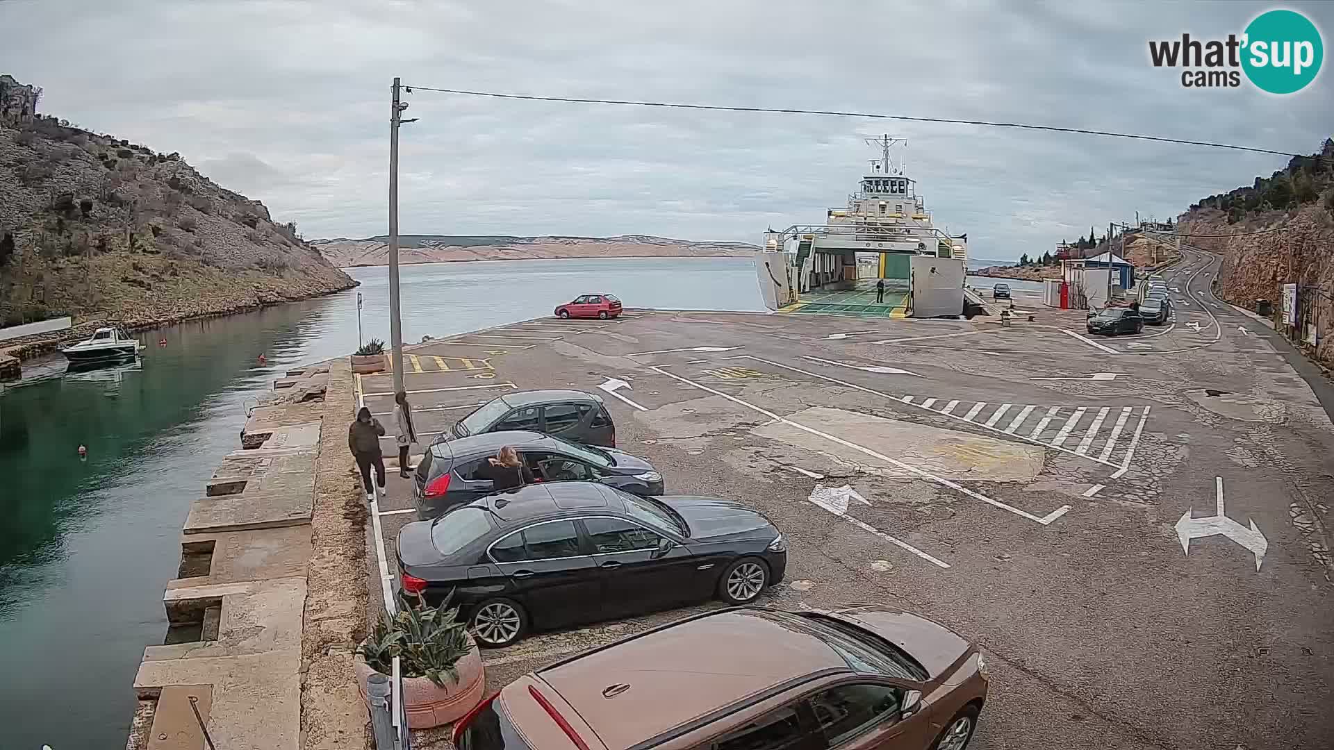 Webcam porto traghetti di Prizna – per l’isola di Pag