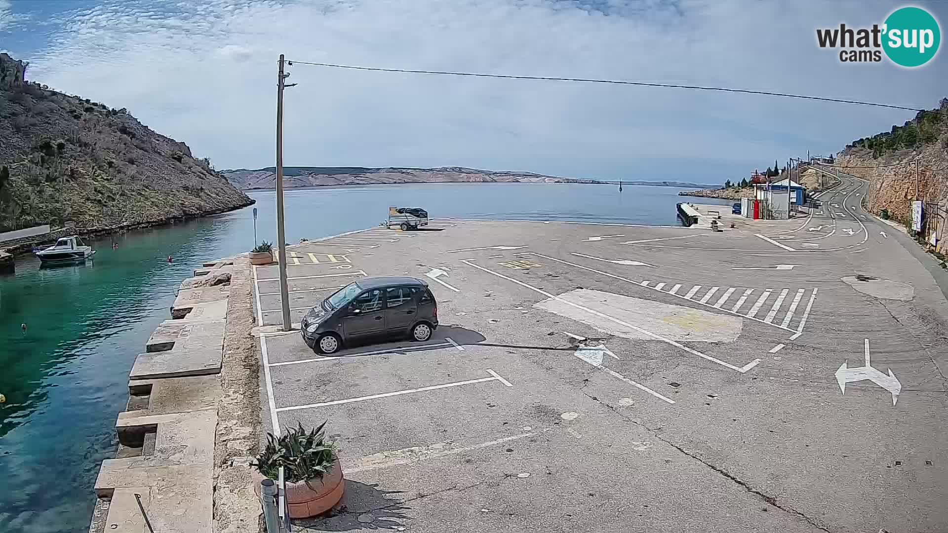 Webcam porto traghetti di Prizna – per l’isola di Pag