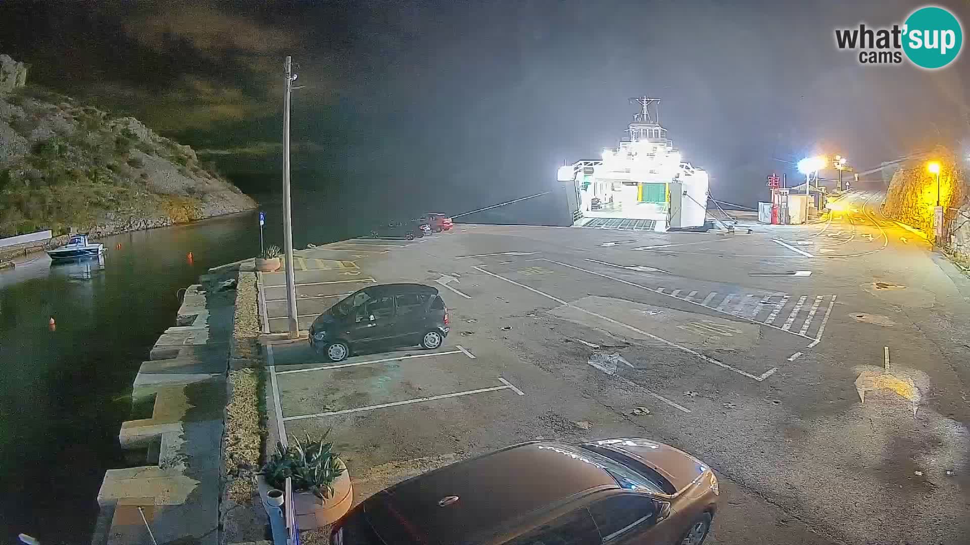 Webcam porto traghetti di Prizna – per l’isola di Pag