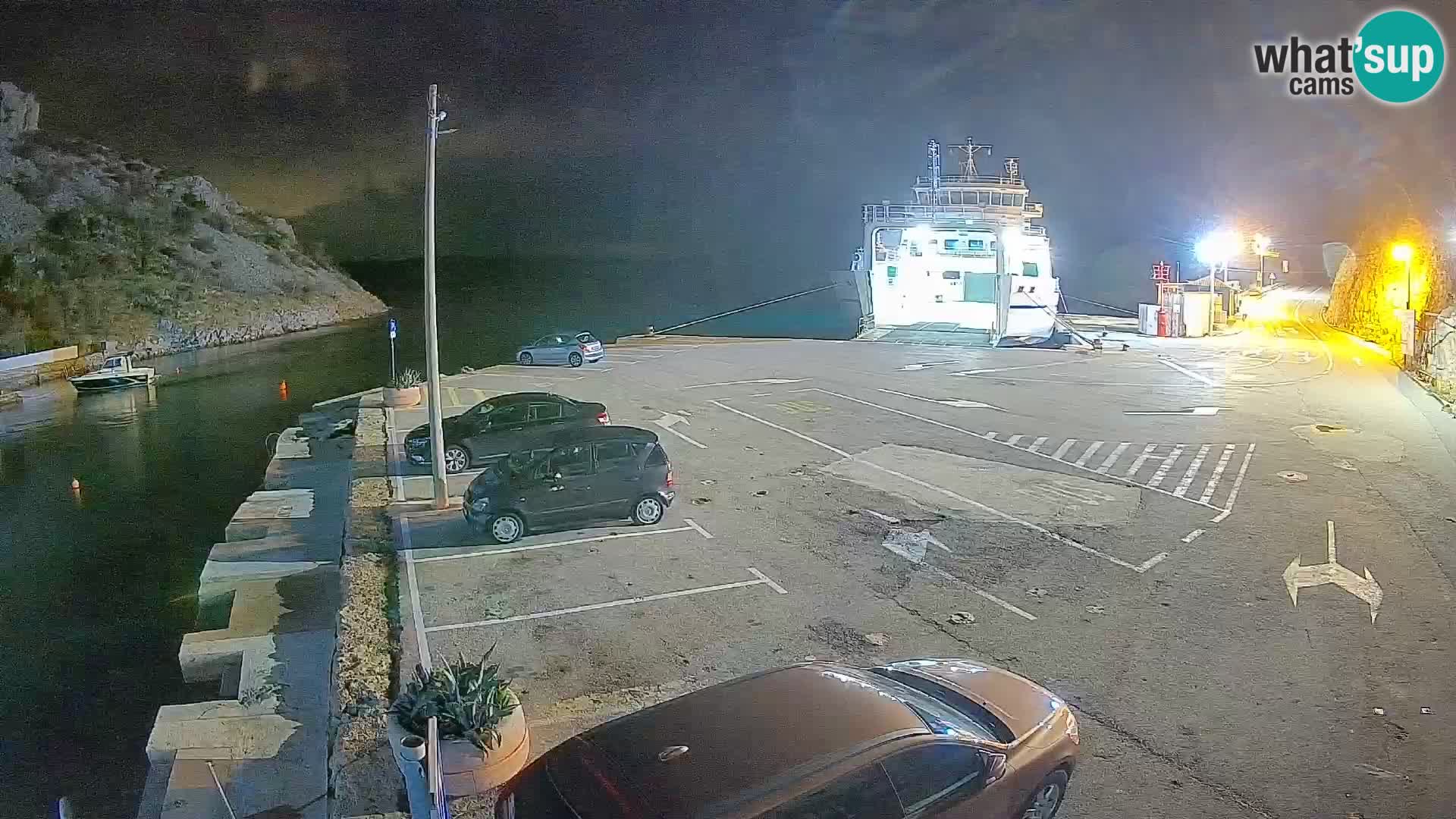 Webcam porto traghetti di Prizna – per l’isola di Pag