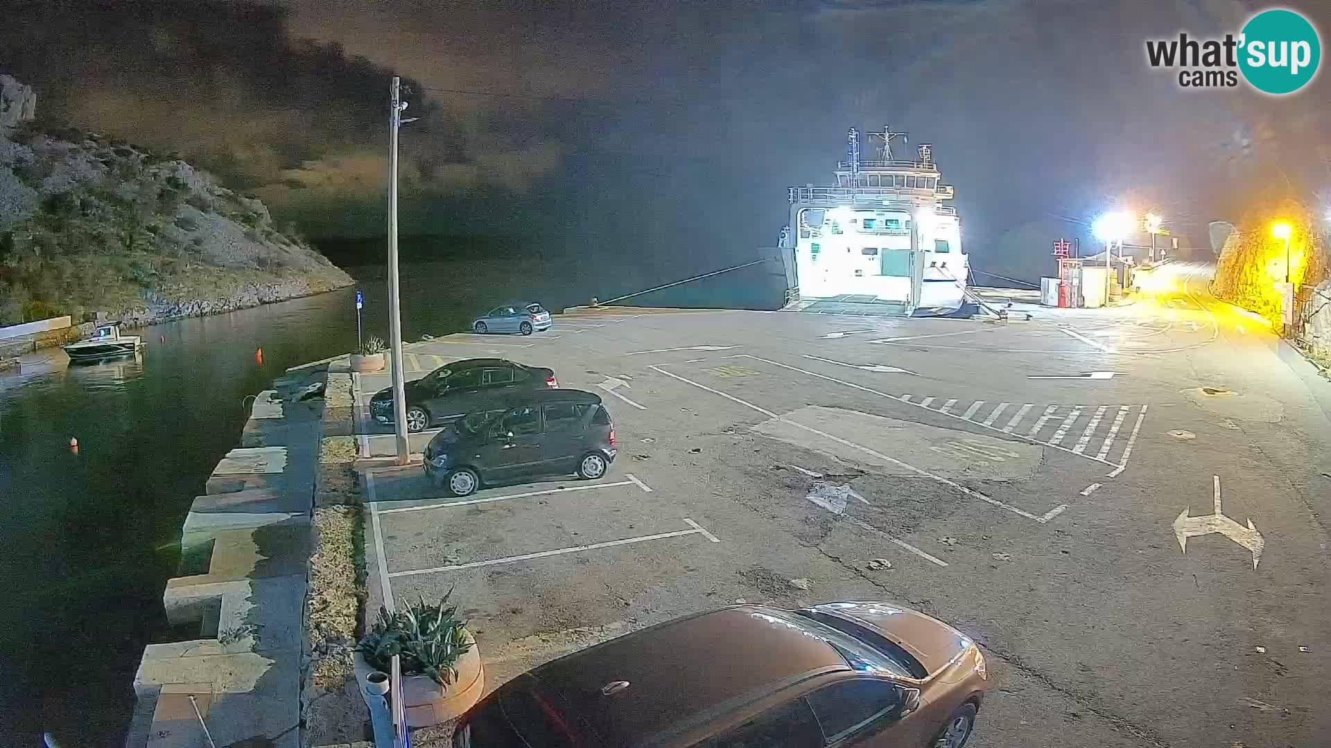 Webcam porto traghetti di Prizna – per l’isola di Pag