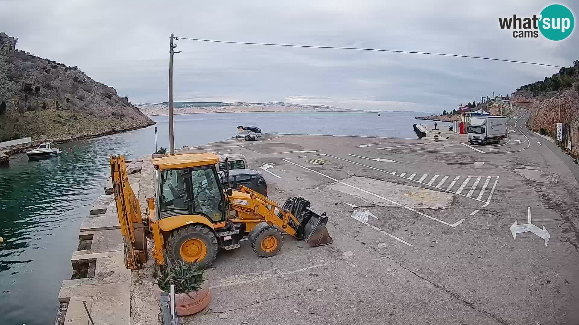 Webcam porto traghetti di Prizna – per l’isola di Pag