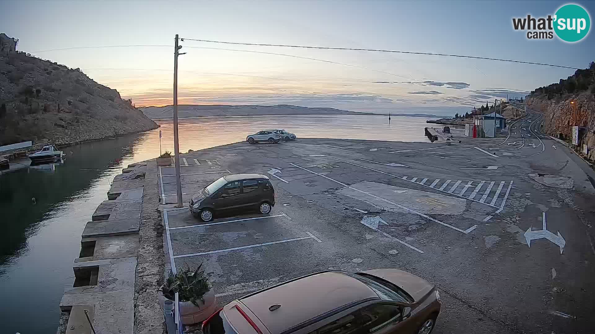 Webcam porto traghetti di Prizna – per l’isola di Pag