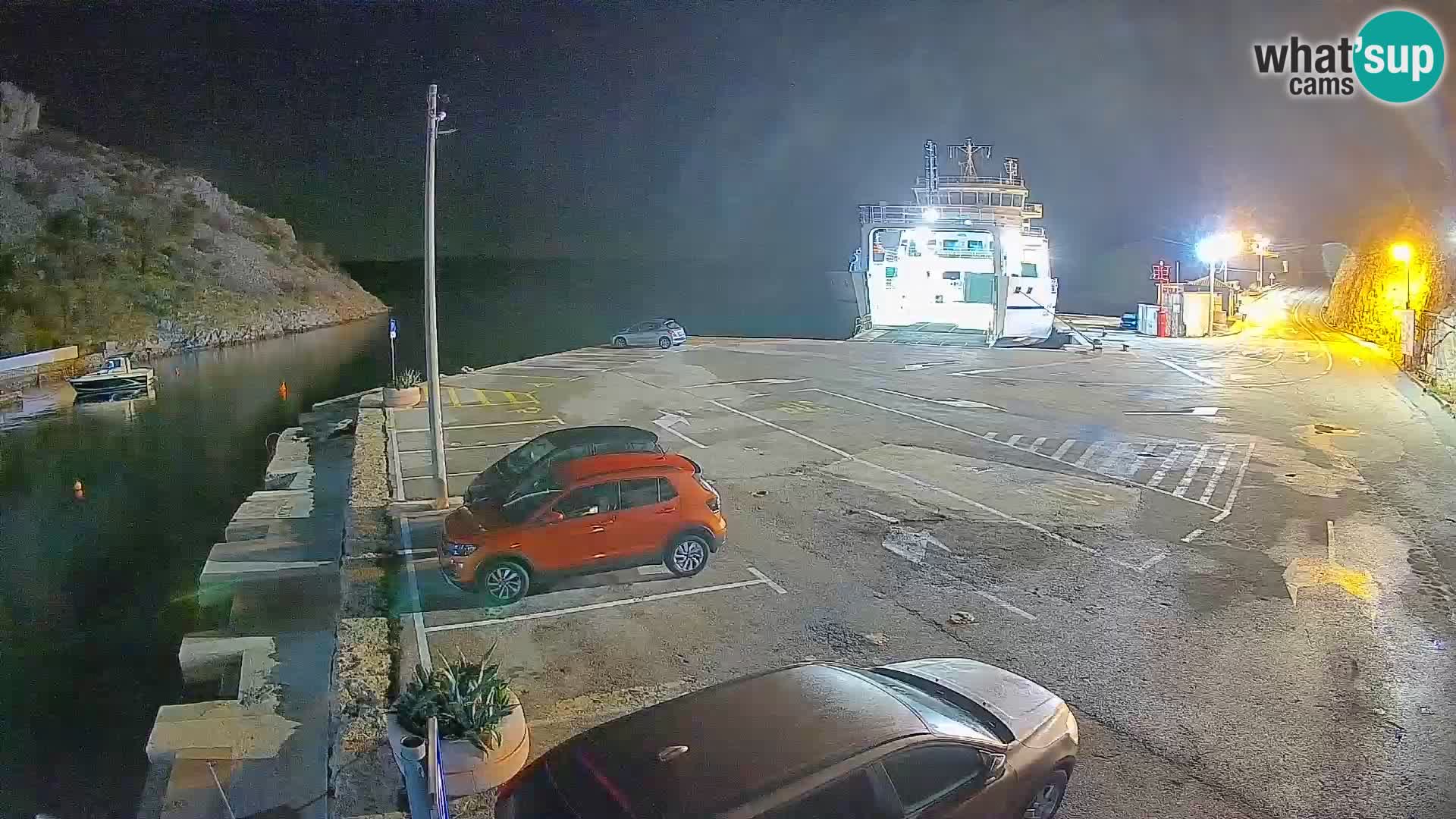 Webcam porto traghetti di Prizna – per l’isola di Pag