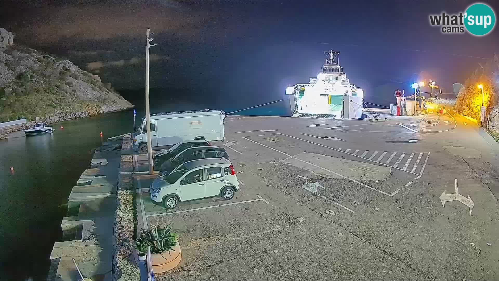 Webcam porto traghetti di Prizna – per l’isola di Pag