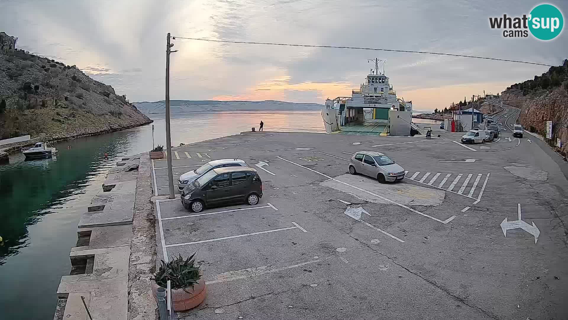 Webcam porto traghetti di Prizna – per l’isola di Pag