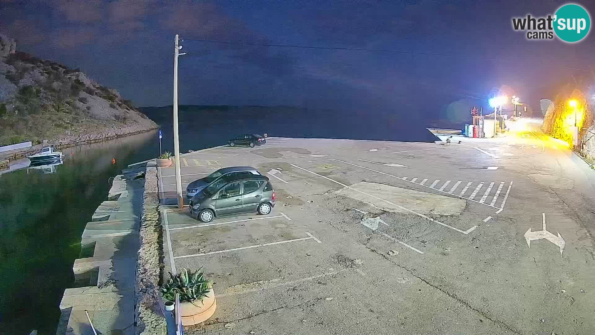 Webcam porto traghetti di Prizna – per l’isola di Pag