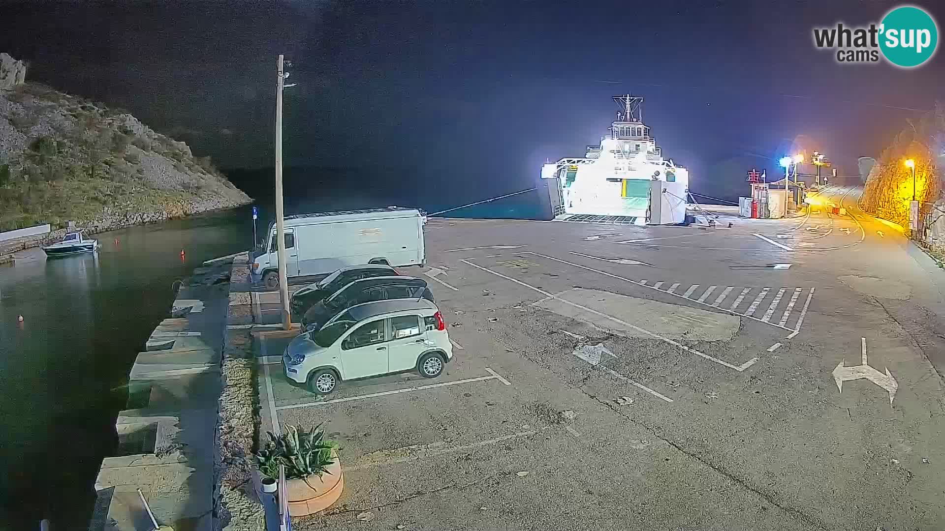 Webcam porto traghetti di Prizna – per l’isola di Pag