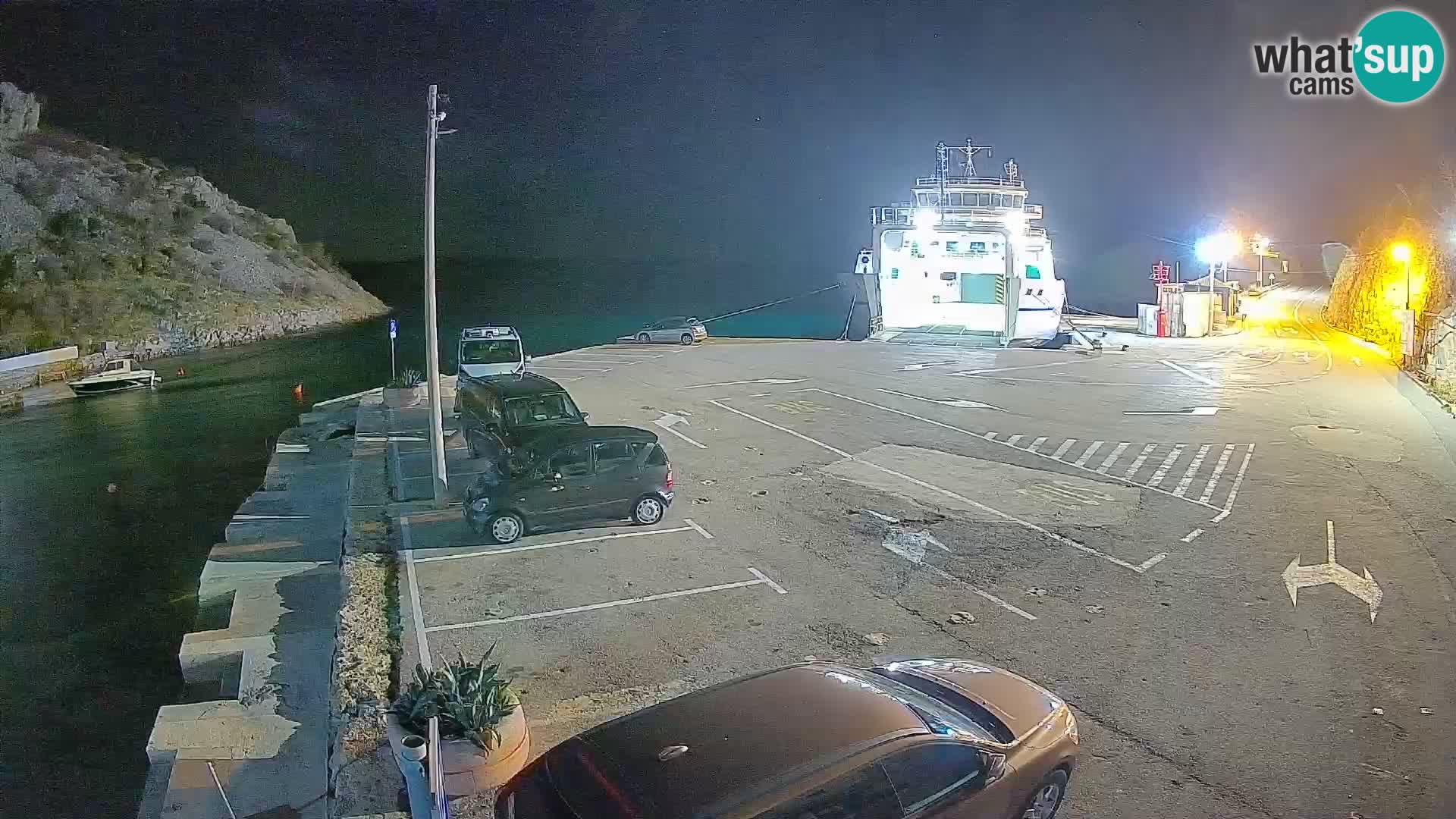 Webcam porto traghetti di Prizna – per l’isola di Pag