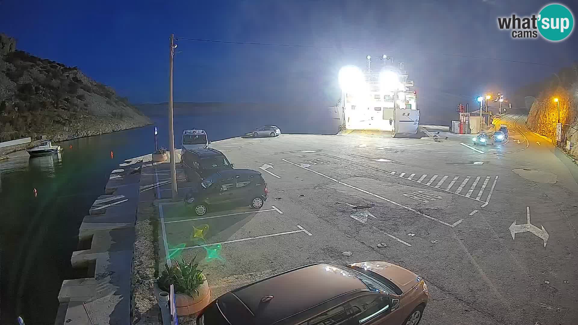 Webcam porto traghetti di Prizna – per l’isola di Pag