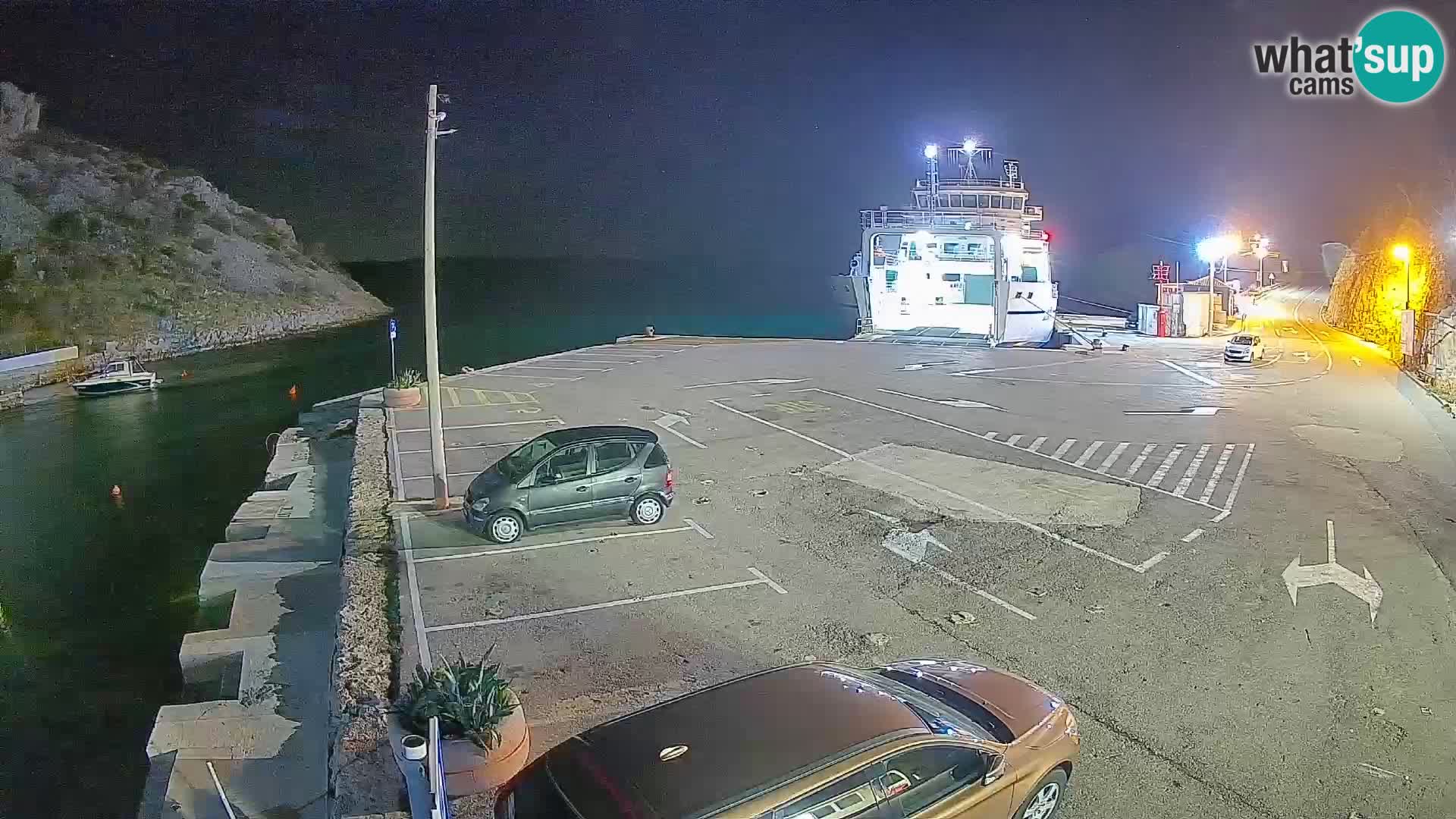 Webcam porto traghetti di Prizna – per l’isola di Pag