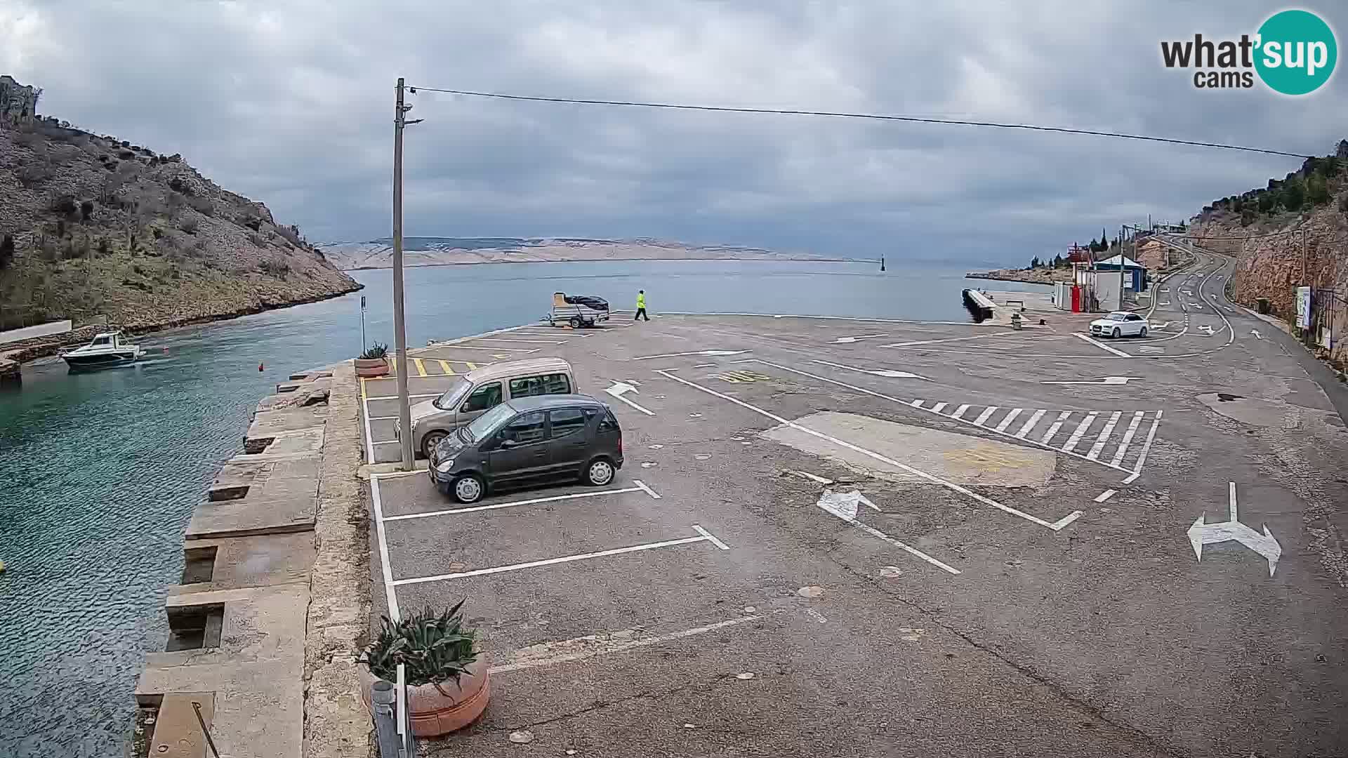 Webcam porto traghetti di Prizna – per l’isola di Pag