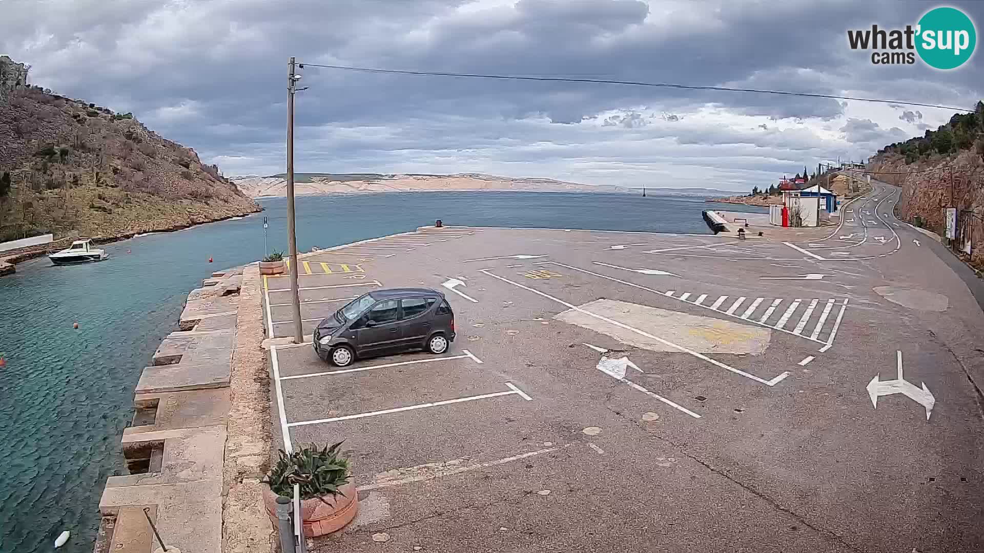 Webcam porto traghetti di Prizna – per l’isola di Pag