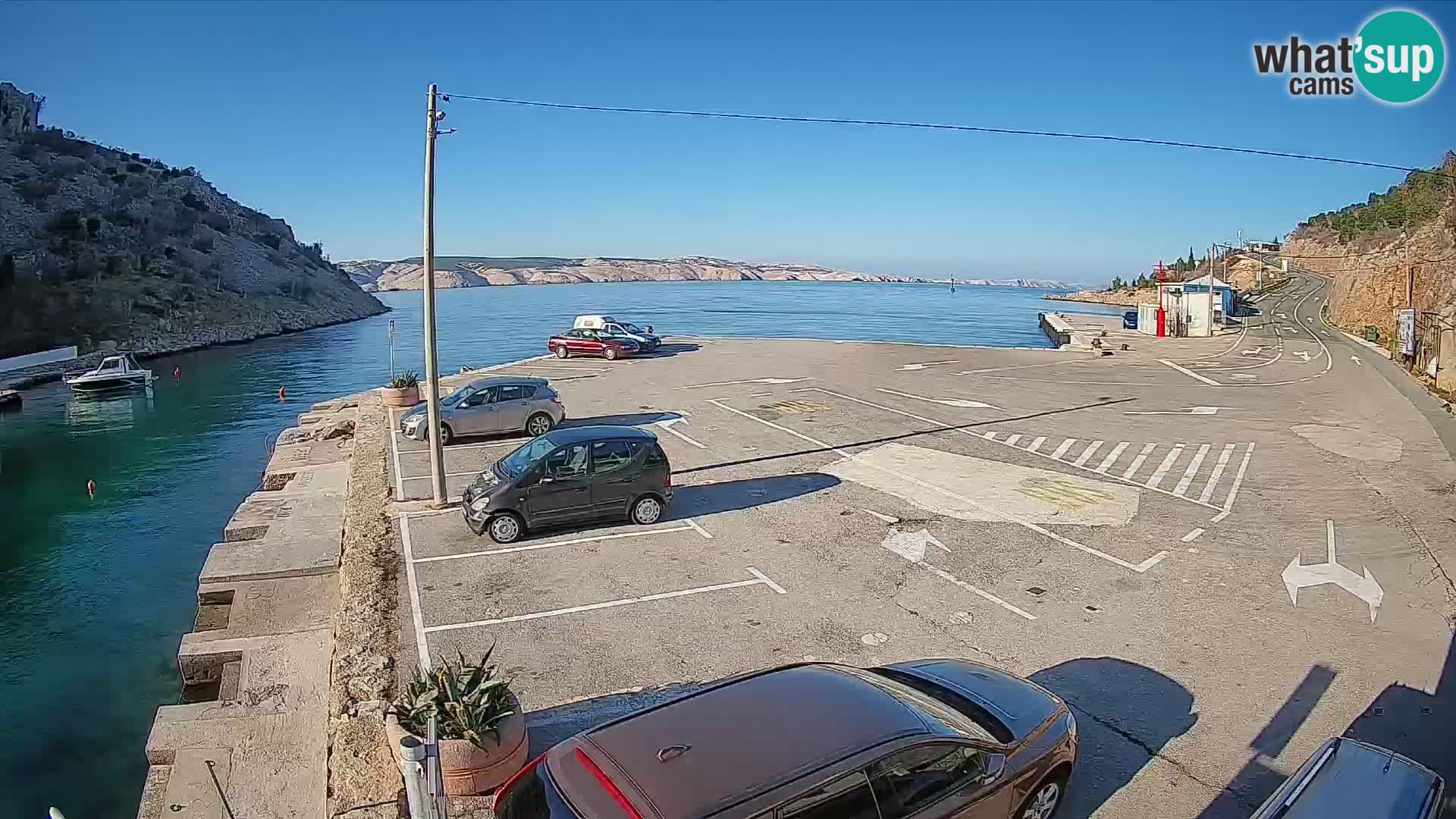 Webcam porto traghetti di Prizna – per l’isola di Pag