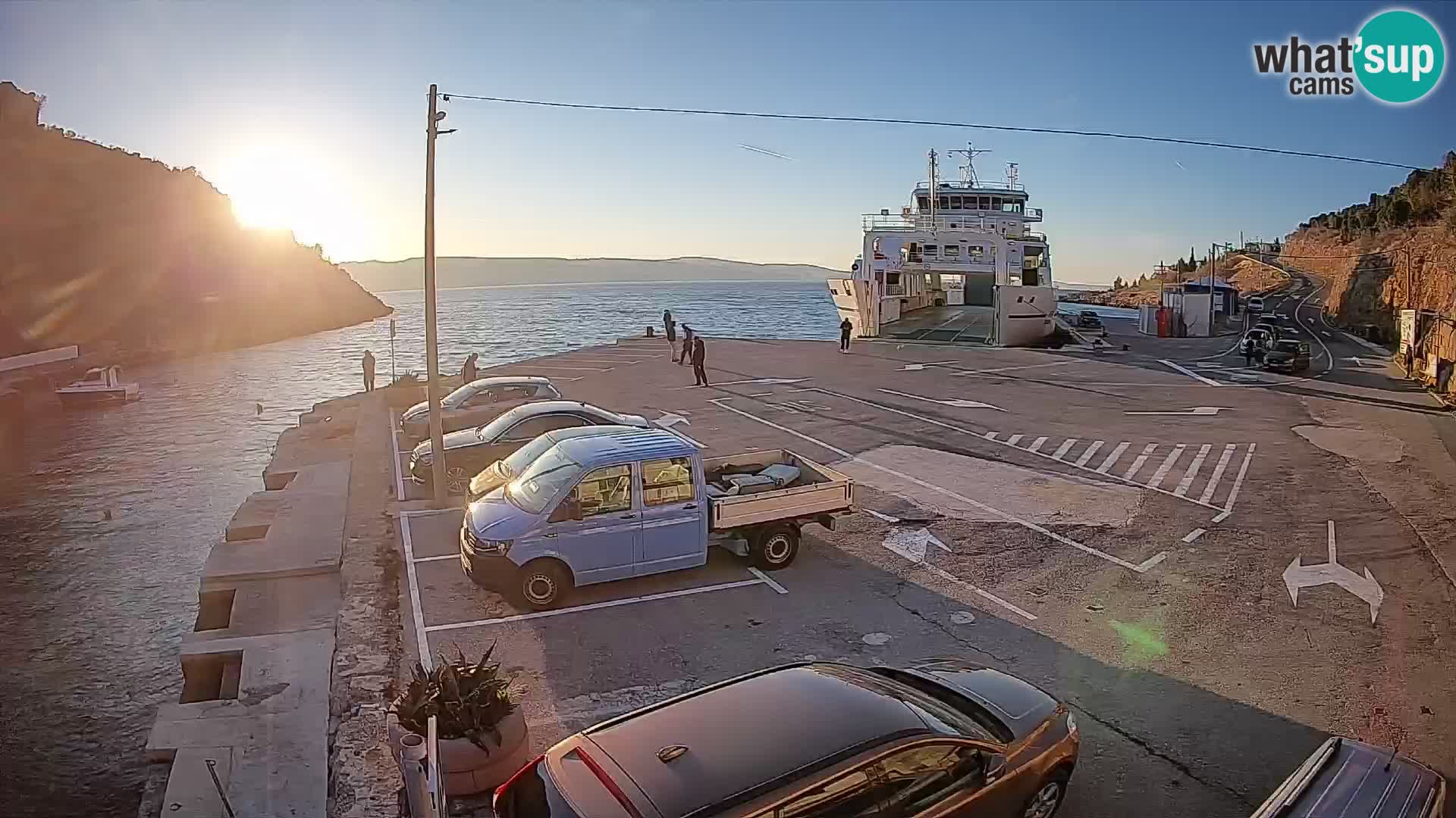 Webcam porto traghetti di Prizna – per l’isola di Pag