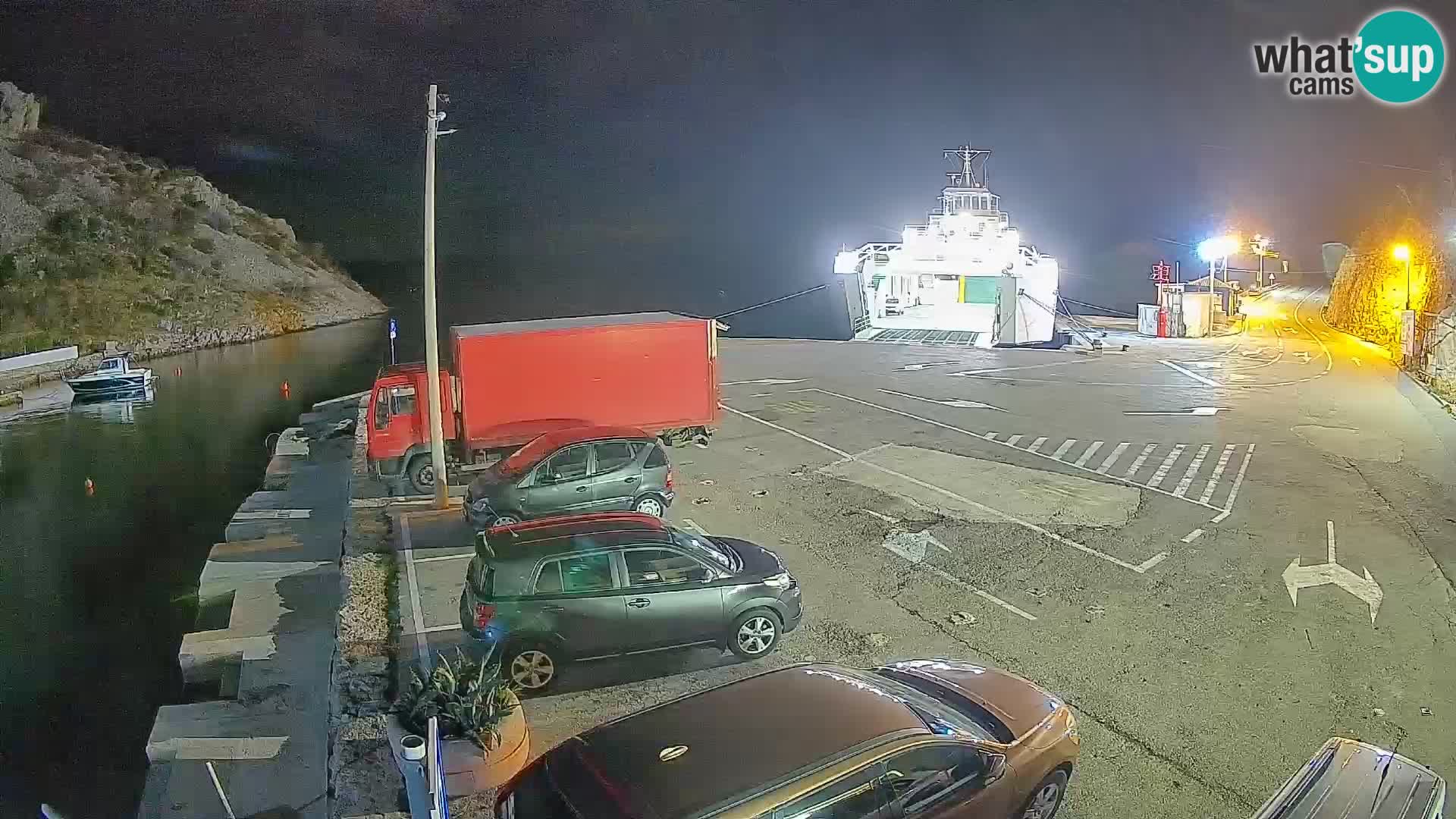 Webcam porto traghetti di Prizna – per l’isola di Pag