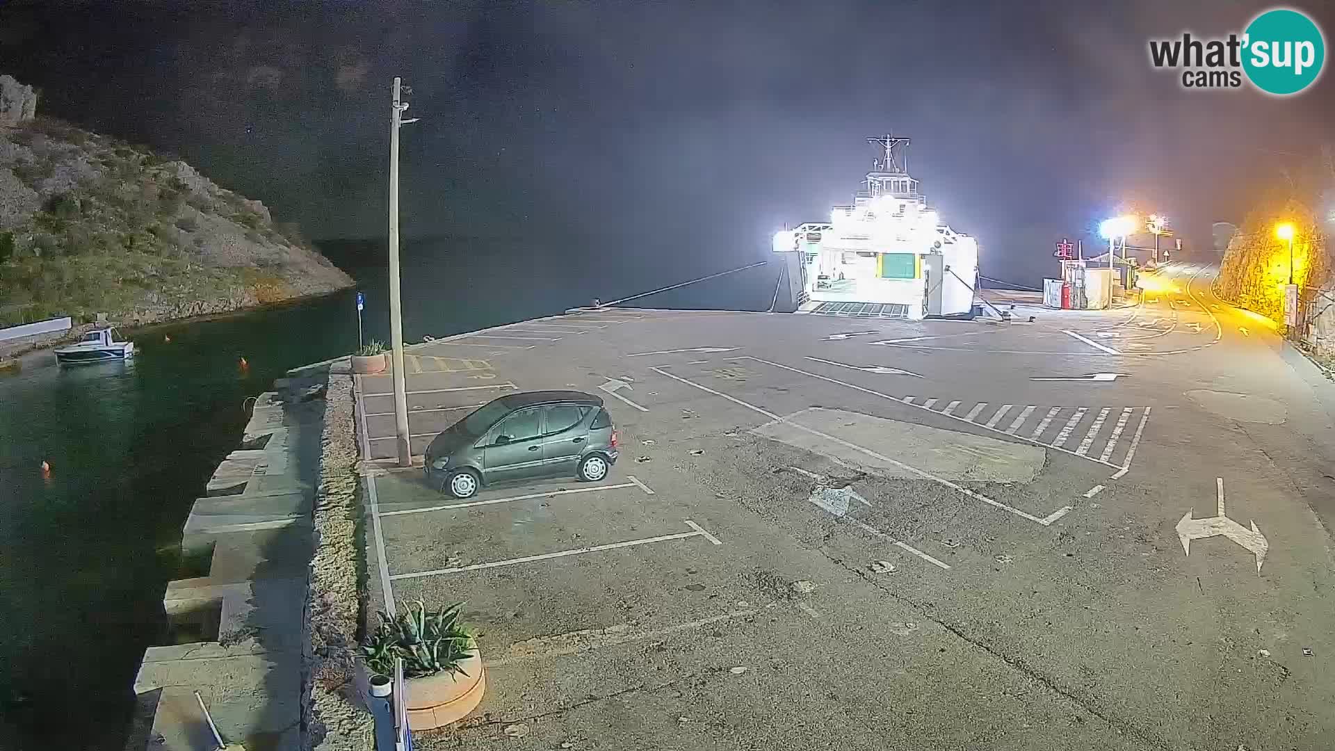 Webcam porto traghetti di Prizna – per l’isola di Pag