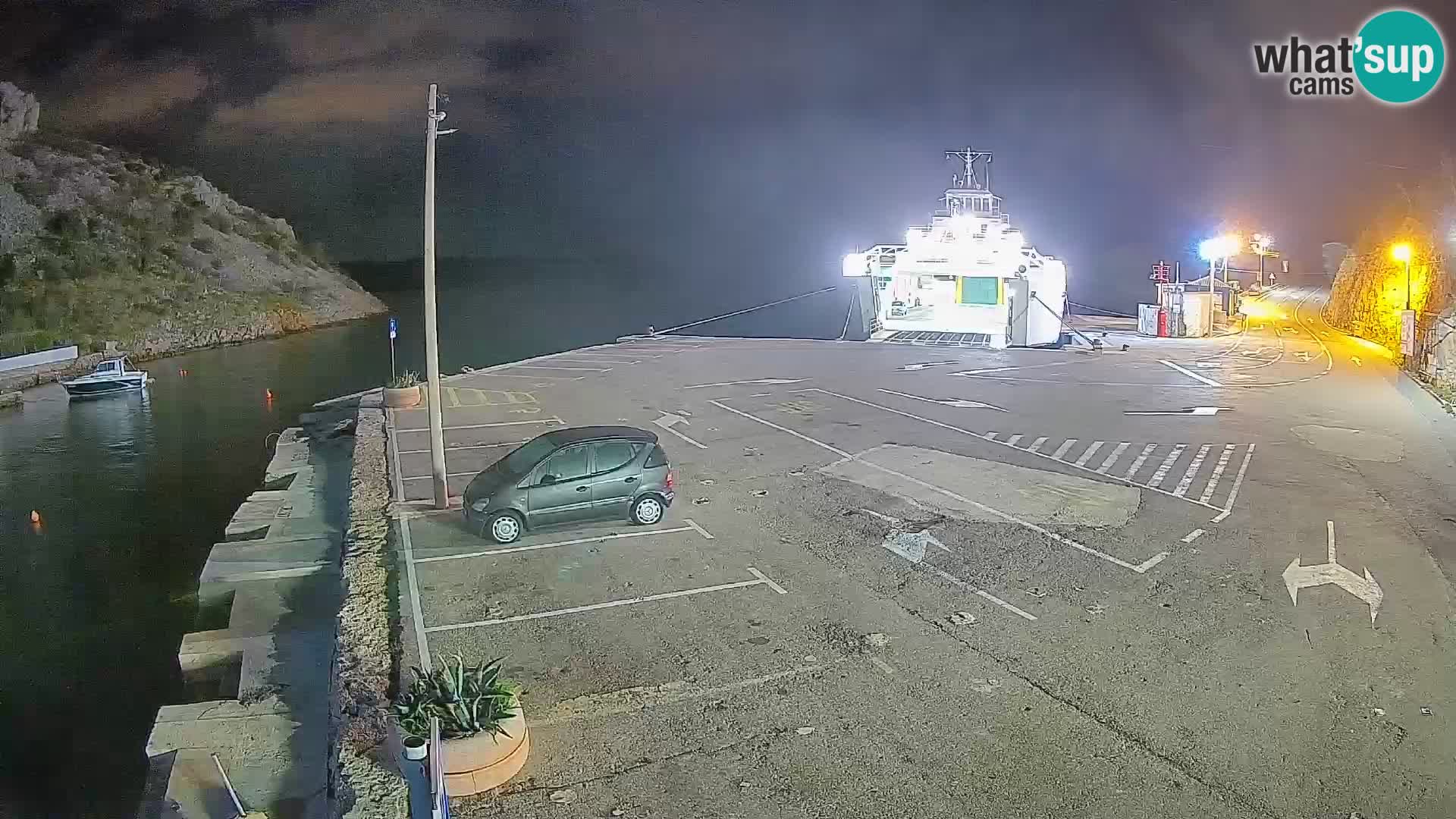 Webcam porto traghetti di Prizna – per l’isola di Pag