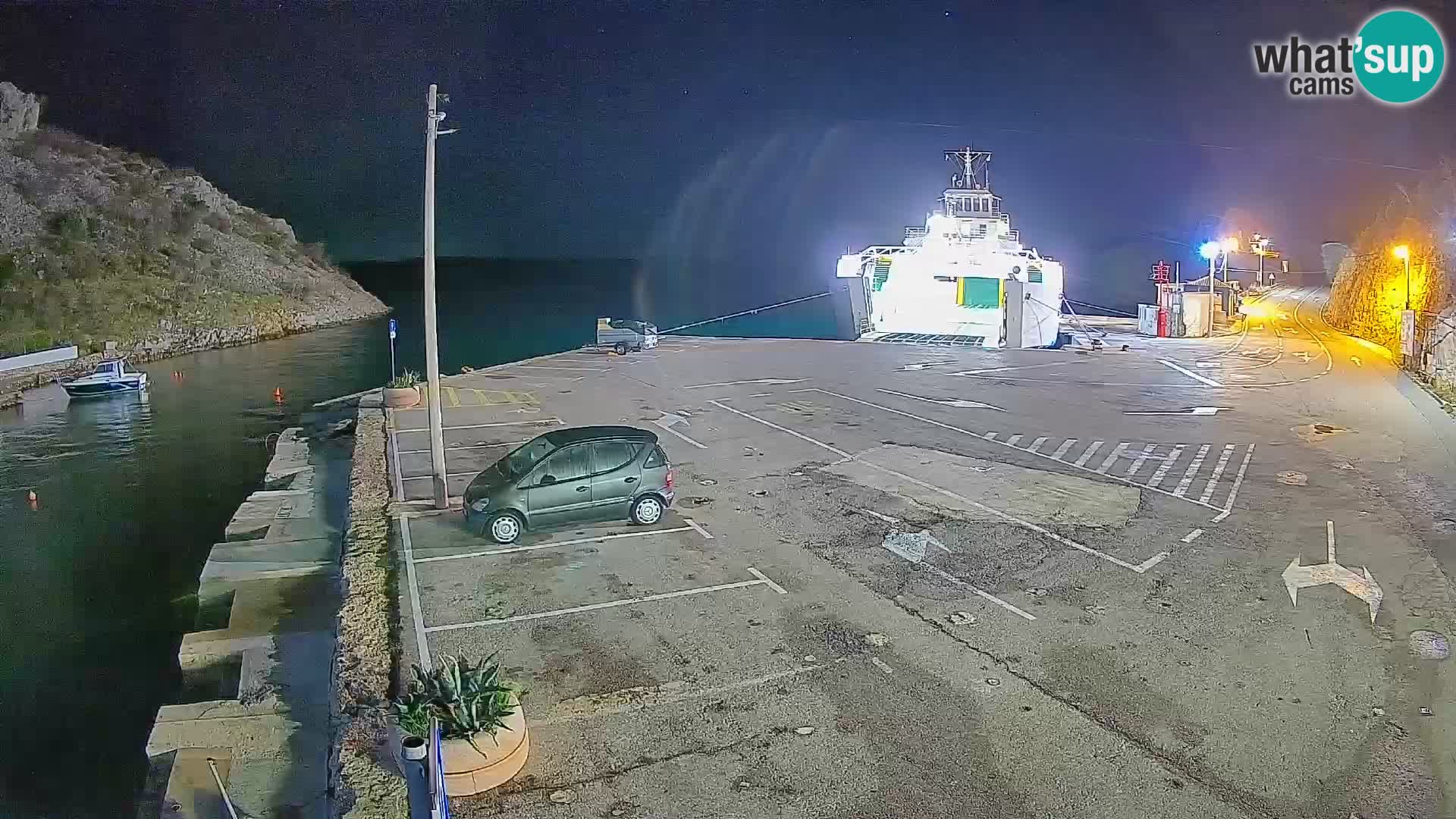 Webcam porto traghetti di Prizna – per l’isola di Pag