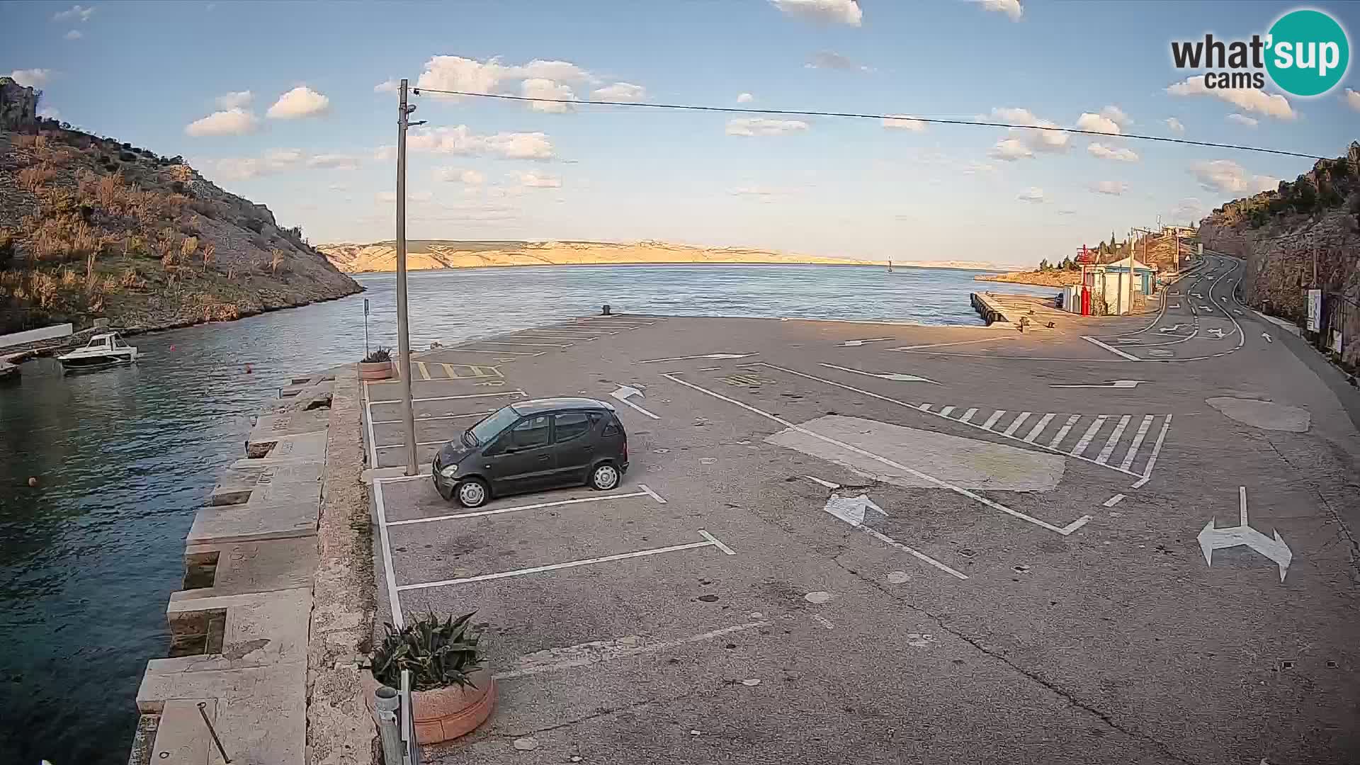 Webcam porto traghetti di Prizna – per l’isola di Pag