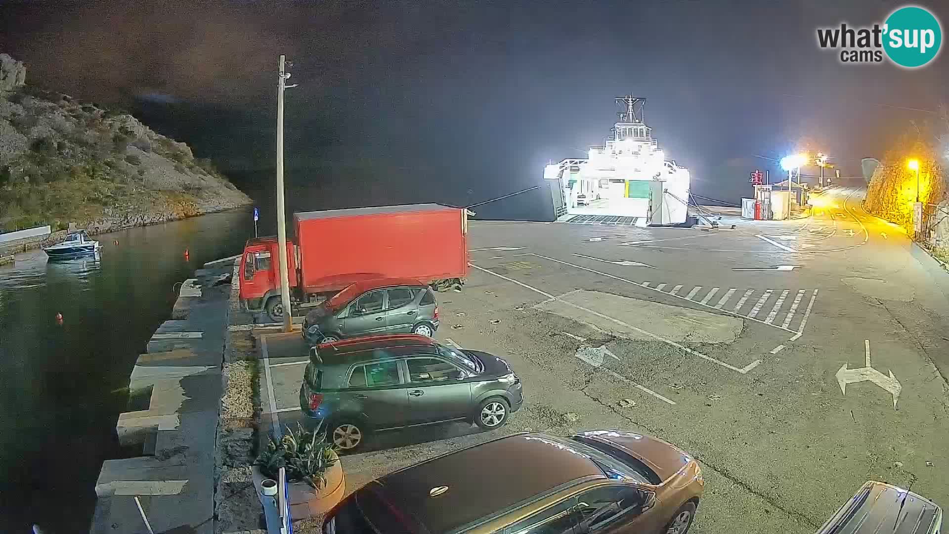 Webcam porto traghetti di Prizna – per l’isola di Pag