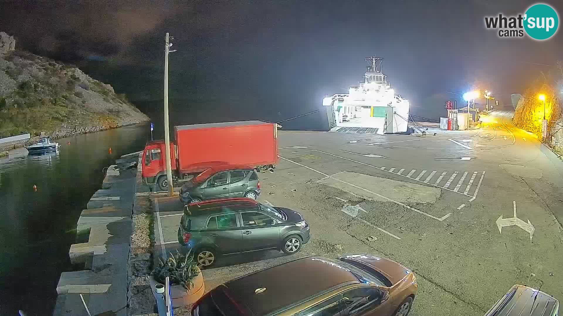 Webcam porto traghetti di Prizna – per l’isola di Pag