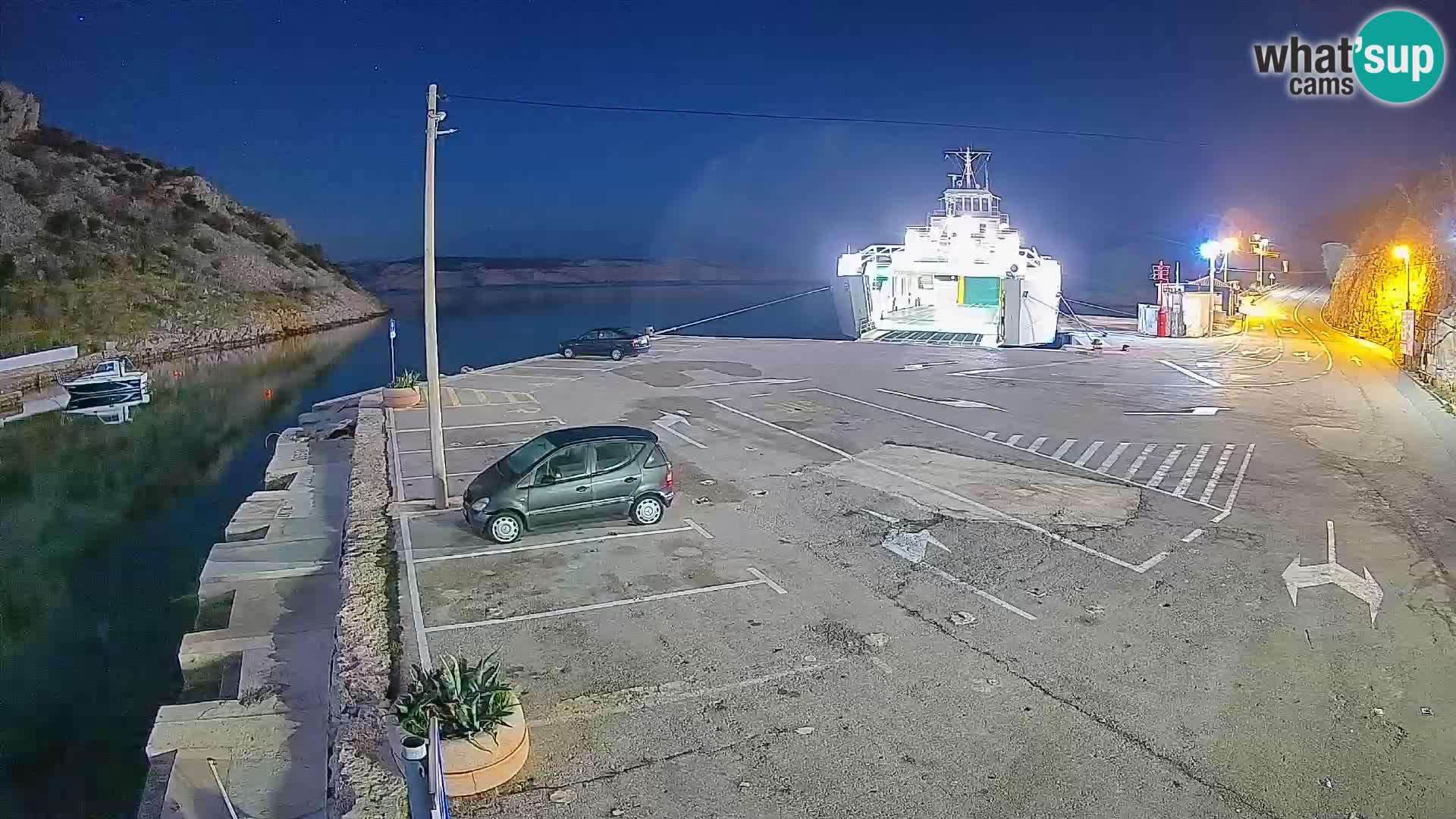 Webcam porto traghetti di Prizna – per l’isola di Pag