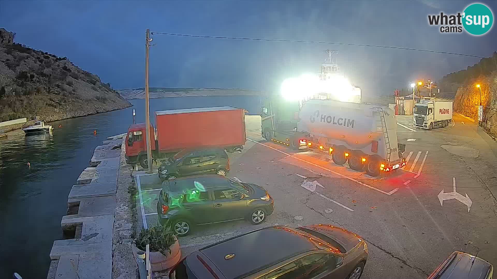 Webcam porto traghetti di Prizna – per l’isola di Pag