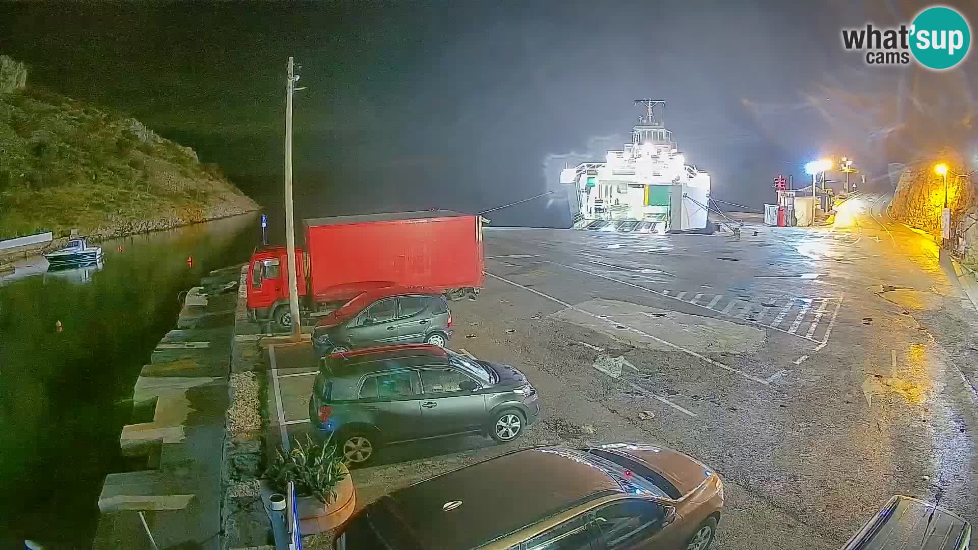 Webcam porto traghetti di Prizna – per l’isola di Pag