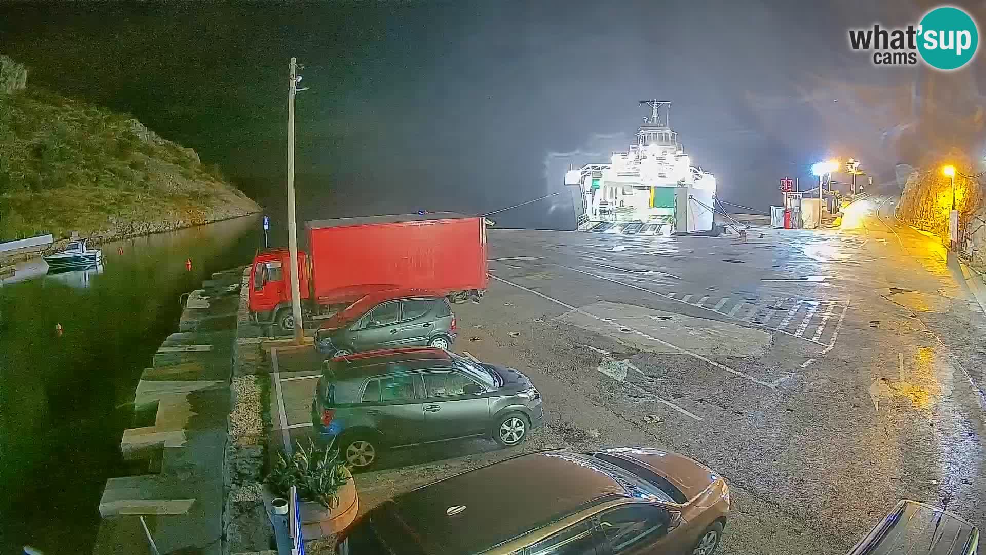 Webcam porto traghetti di Prizna – per l’isola di Pag