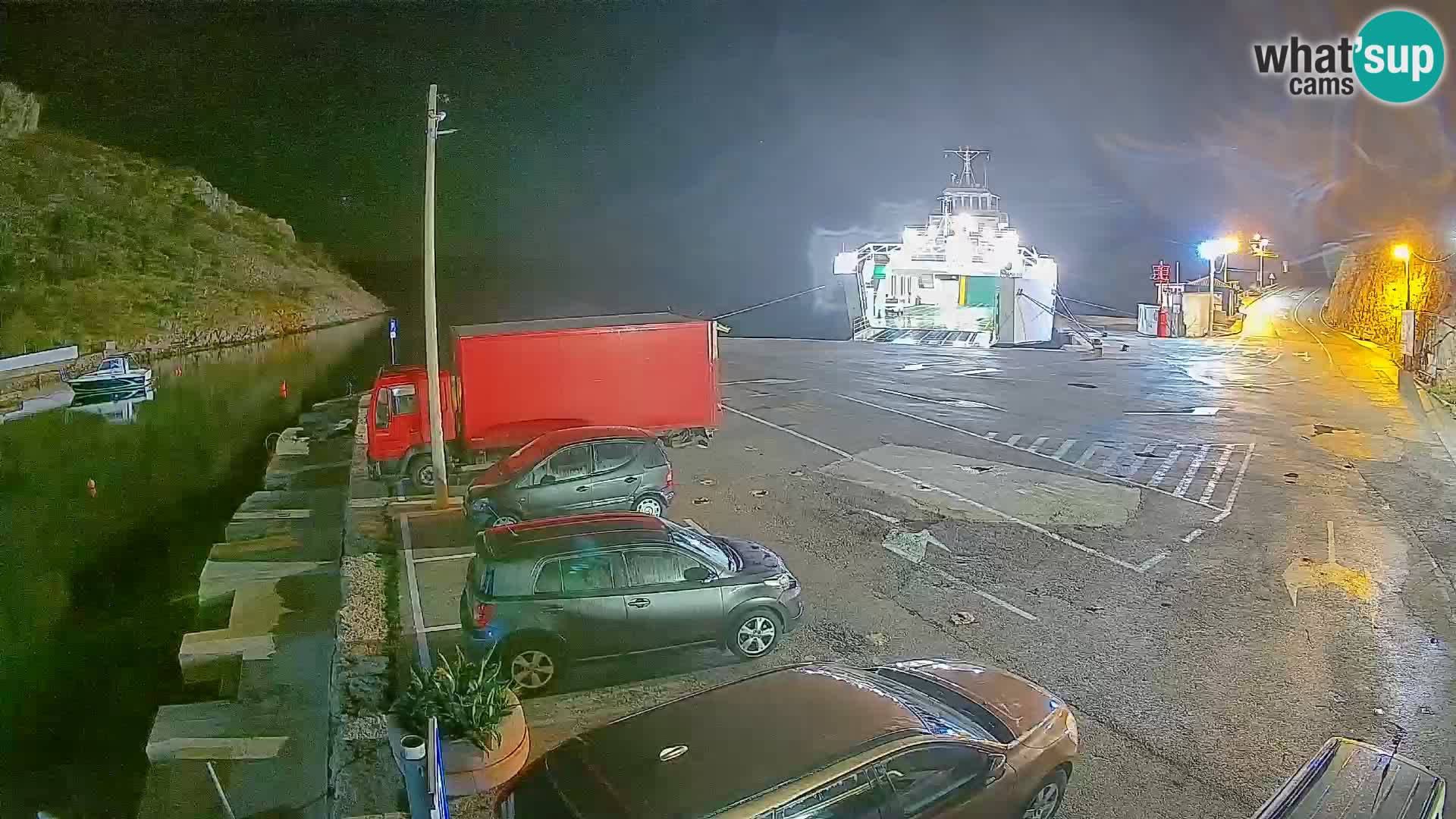 Webcam porto traghetti di Prizna – per l’isola di Pag