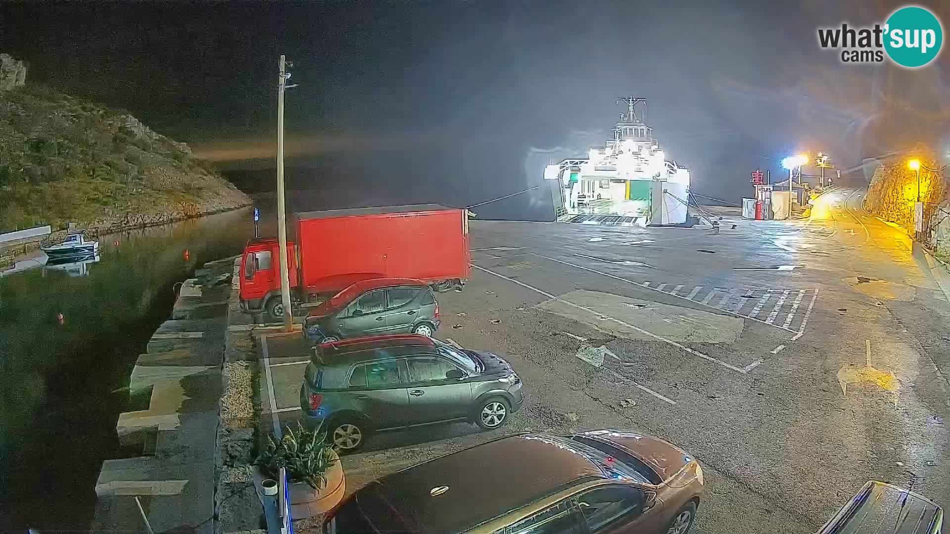 Webcam porto traghetti di Prizna – per l’isola di Pag