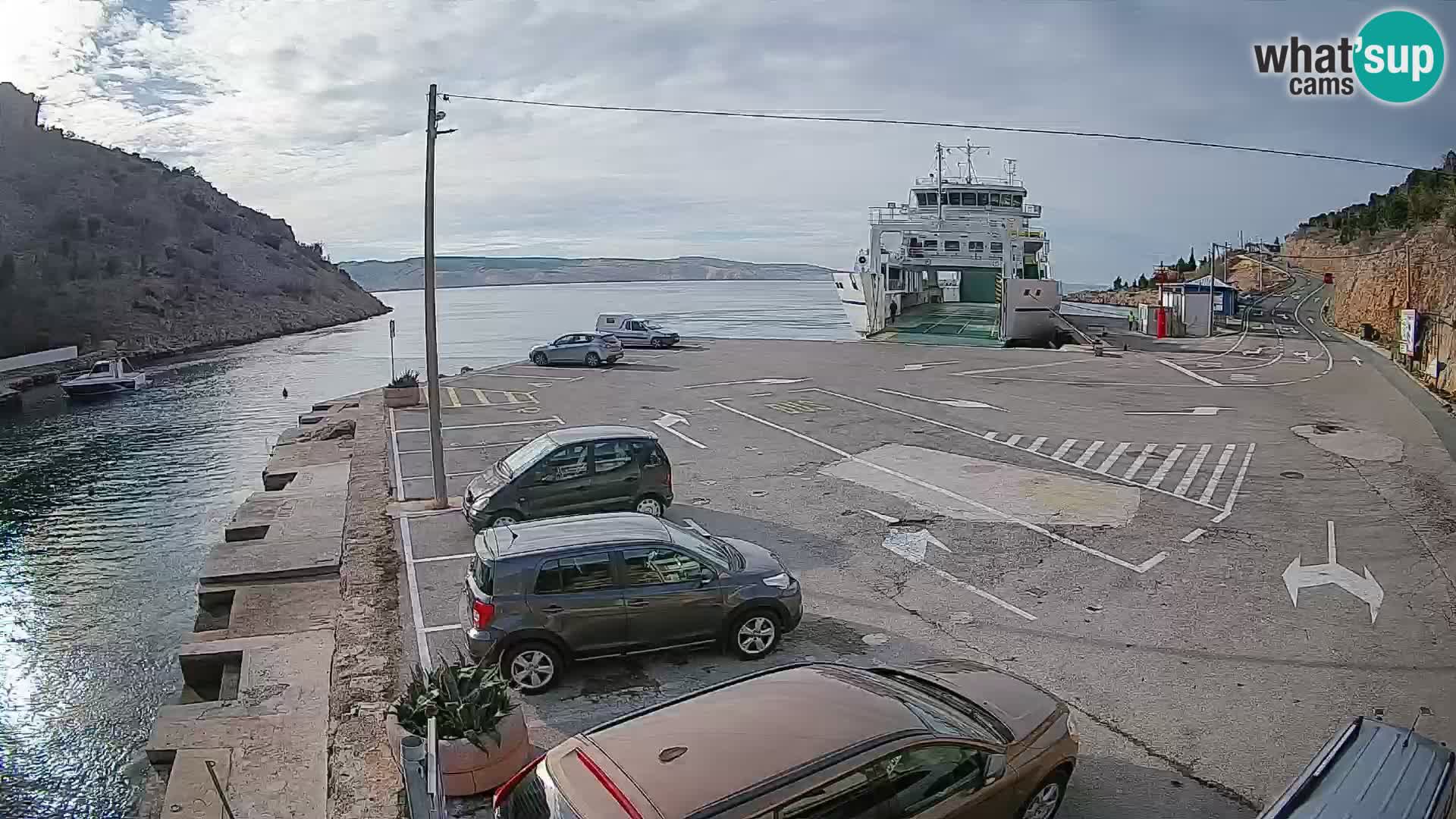 Webcam porto traghetti di Prizna – per l’isola di Pag