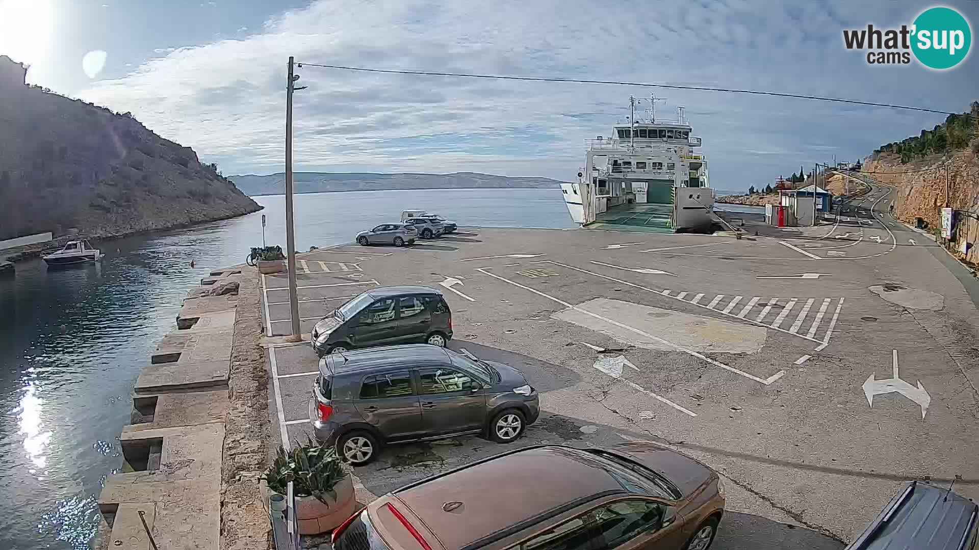 Webcam porto traghetti di Prizna – per l’isola di Pag