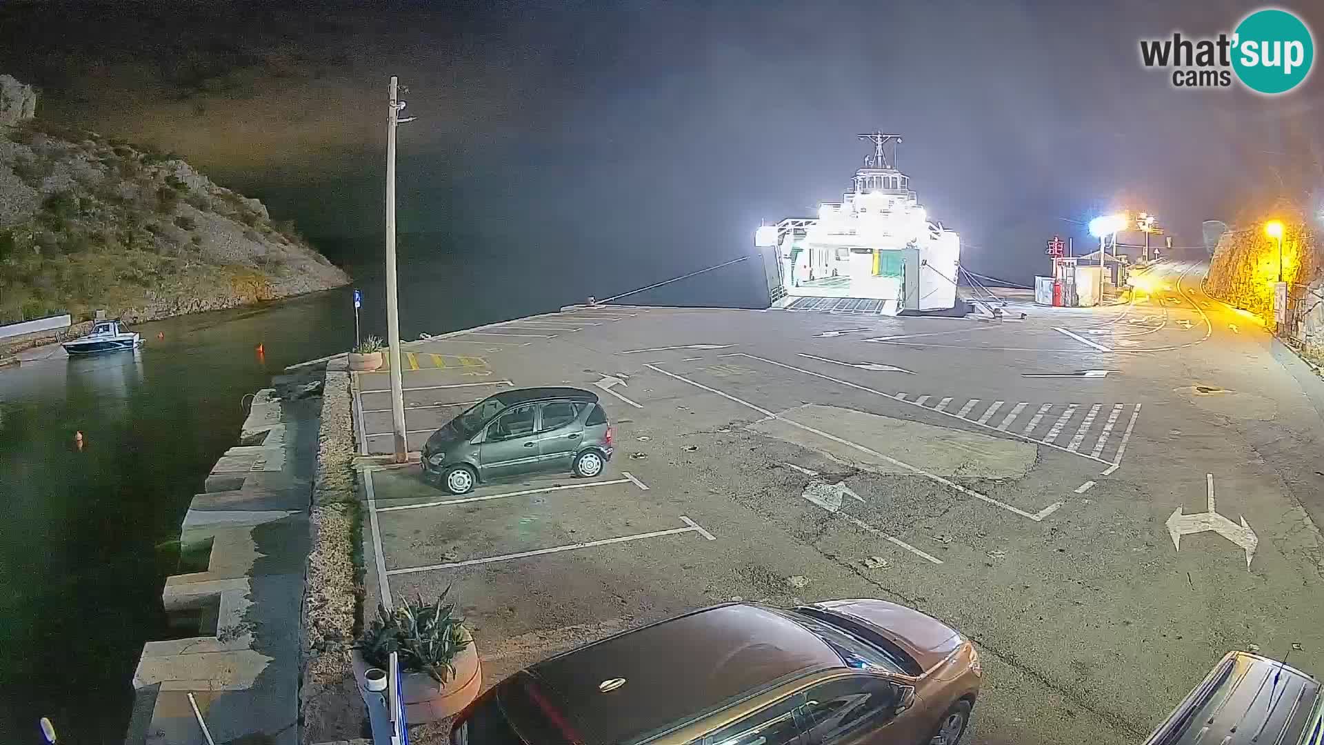 Webcam porto traghetti di Prizna – per l’isola di Pag