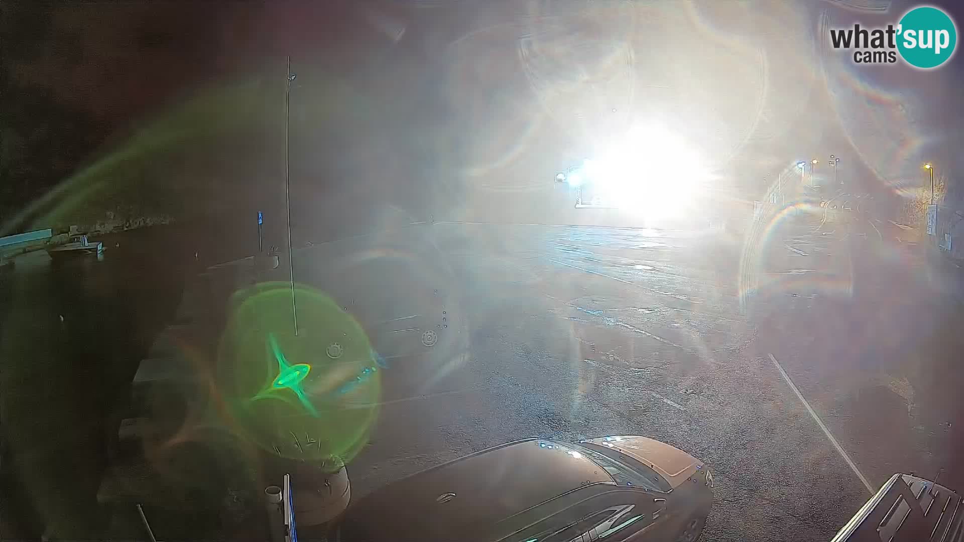 Webcam port de ferry de Prizna – vers l’île de Pag