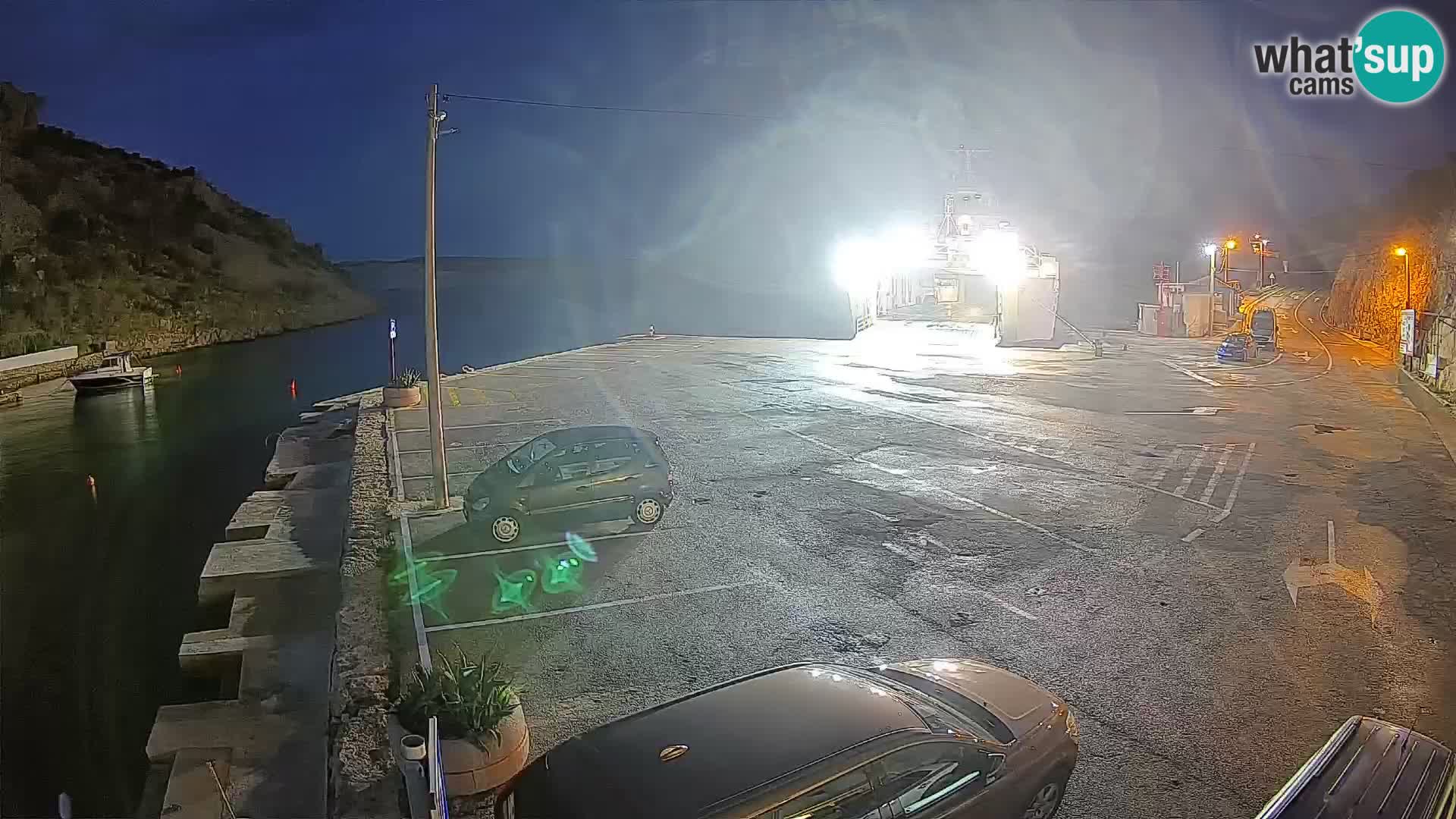 Webcam porto traghetti di Prizna – per l’isola di Pag