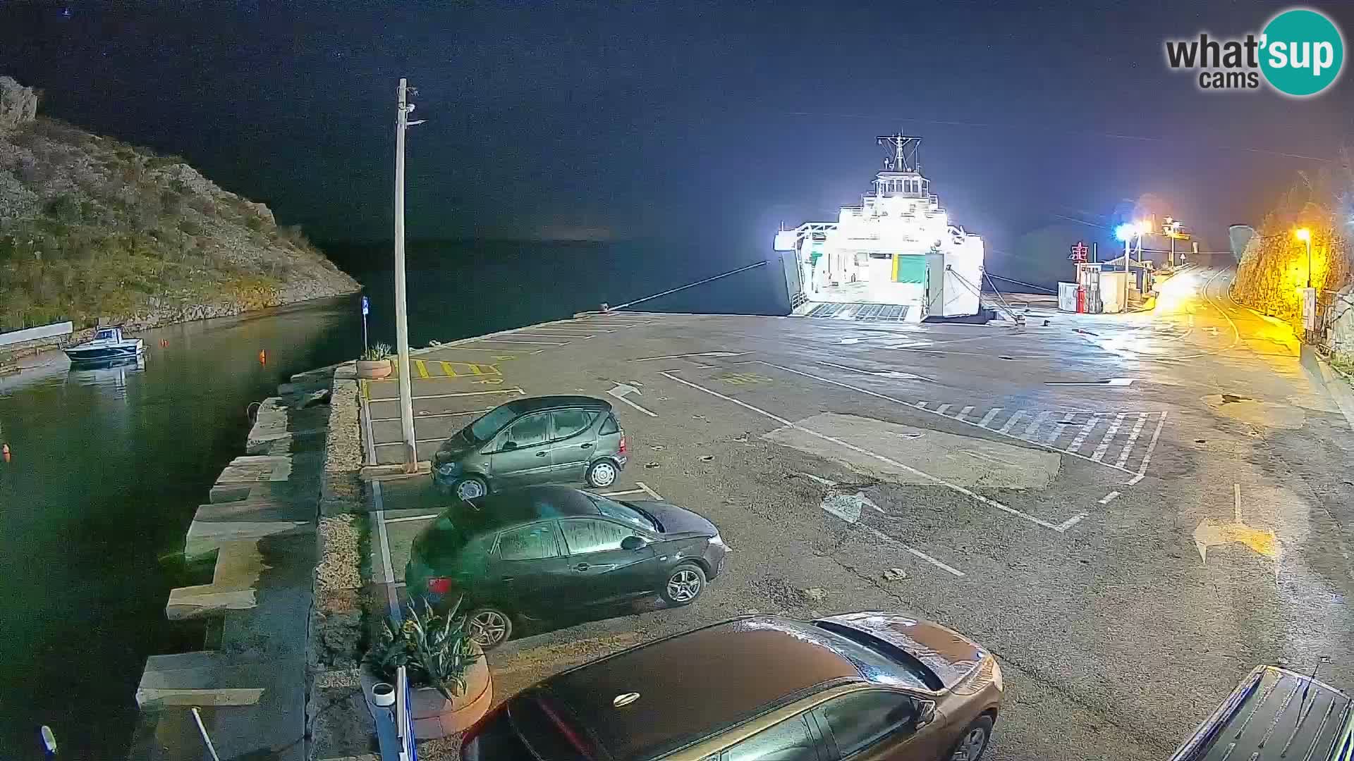 Webcam porto traghetti di Prizna – per l’isola di Pag